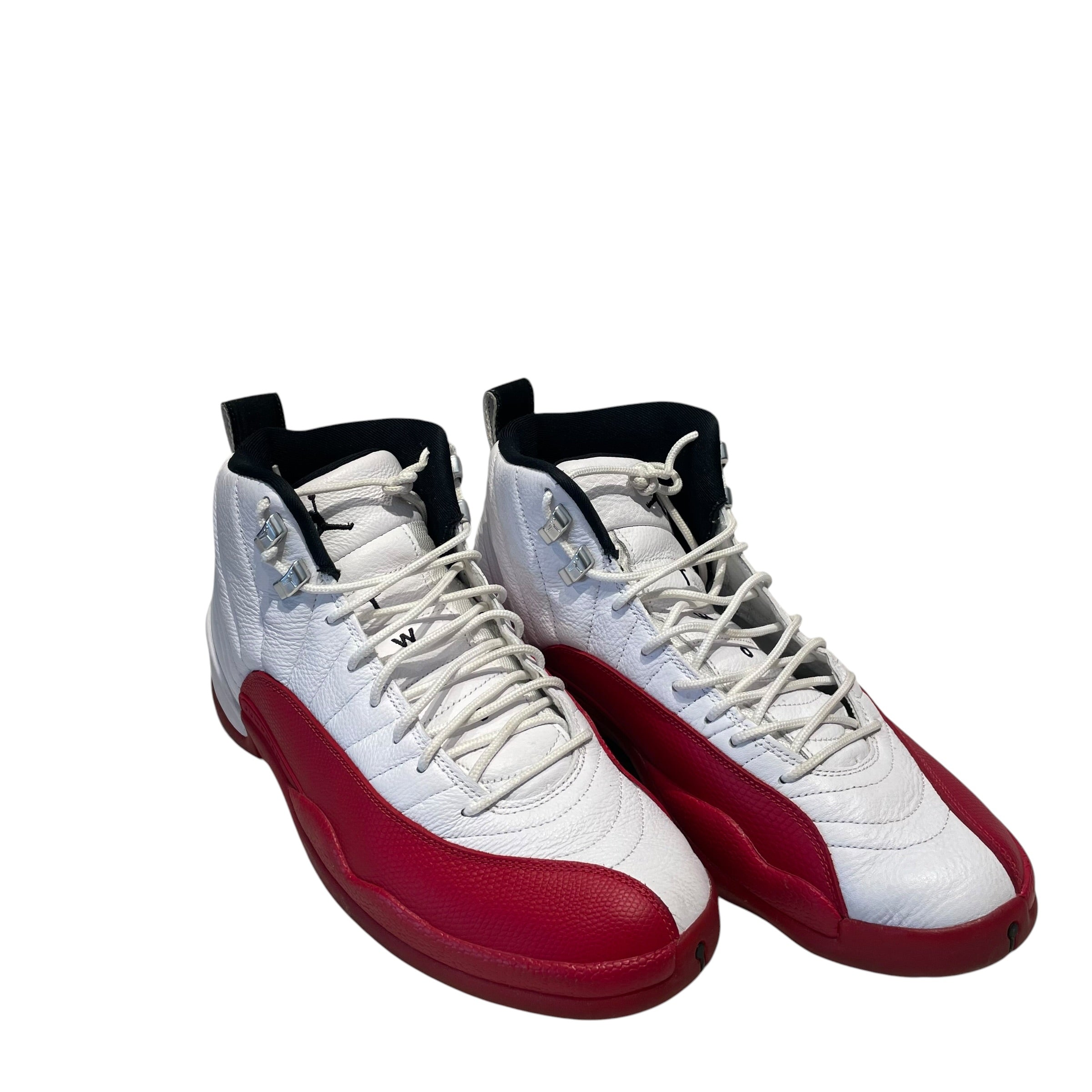 NIKE/Hi-Sneakers/US 12/Leather/WHT/Jordan 12 Red Cherry view 1