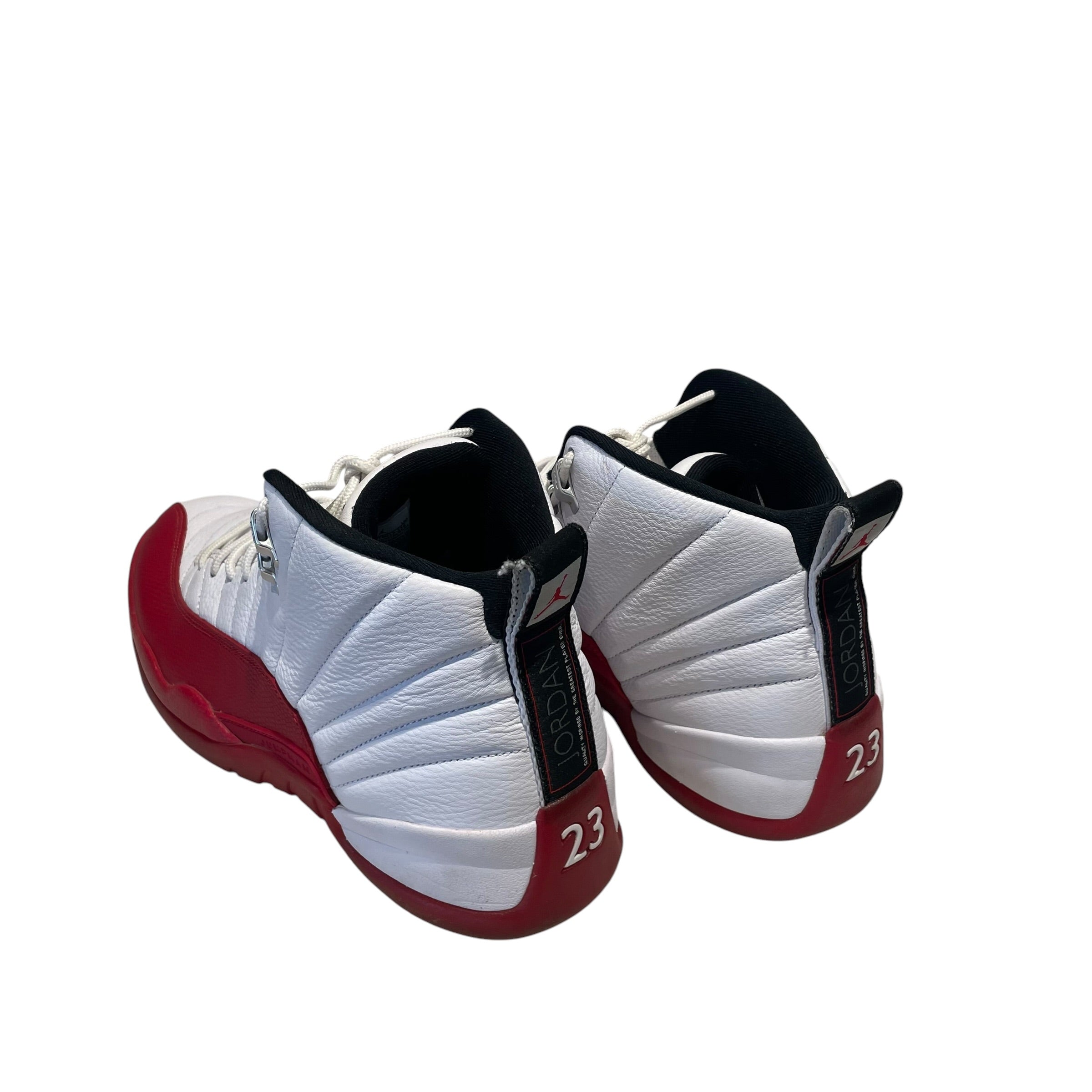 NIKE/Hi-Sneakers/US 12/Leather/WHT/Jordan 12 Red Cherry view 2