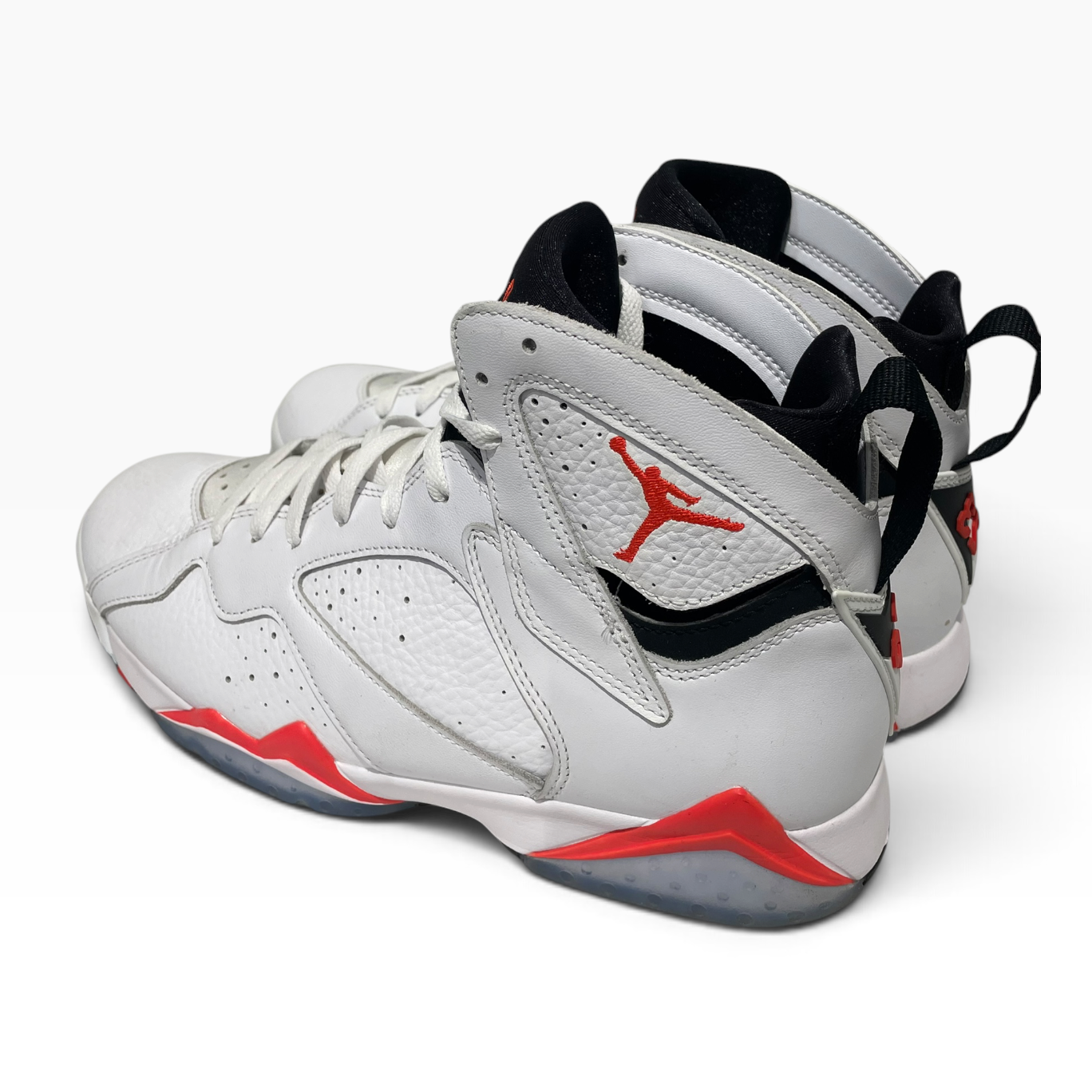 NIKE/Hi-Sneakers/US 10/Leather/WHT/Jordan 7 "White Infrared" view 2