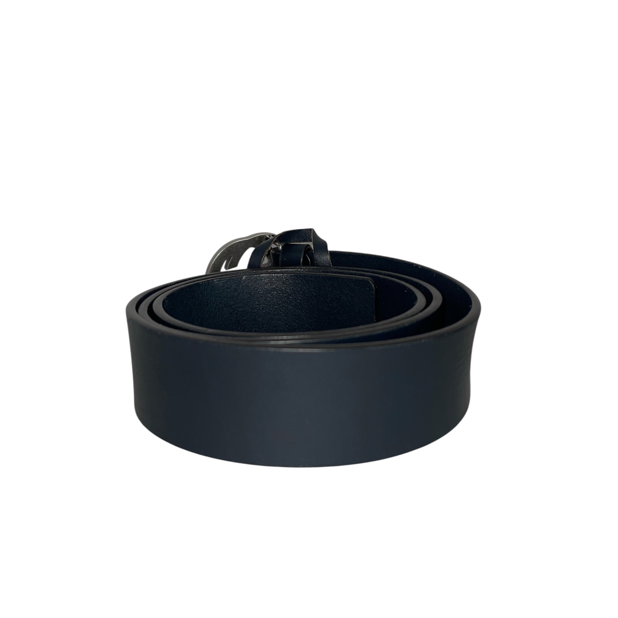 GUCCI/Belt/Leather/BLK/INTERLOCKING G+ view 2