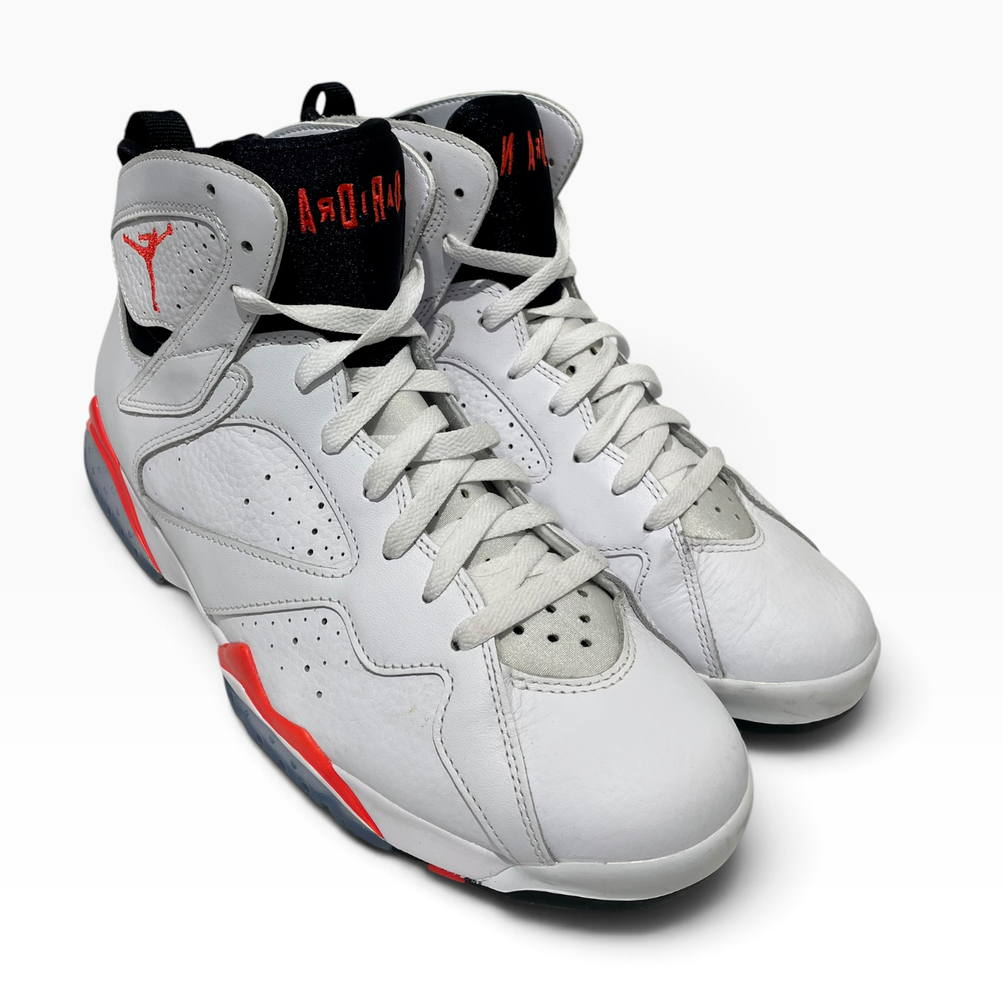 NIKE/Hi-Sneakers/US 10/Leather/WHT/Jordan 7 "White Infrared" view 1