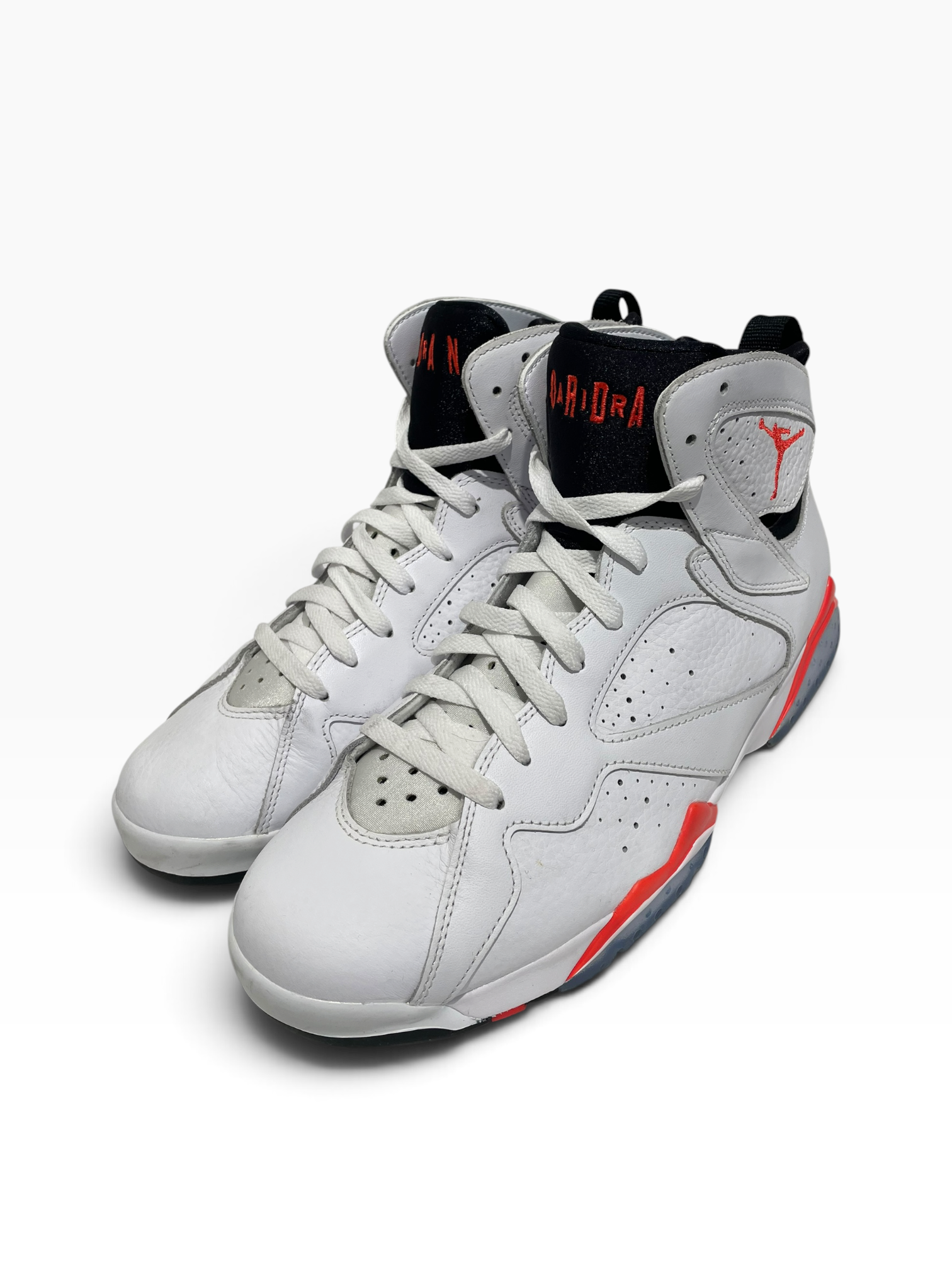 NIKE/Hi-Sneakers/US 10/Leather/WHT/Jordan 7 "White Infrared" view 1