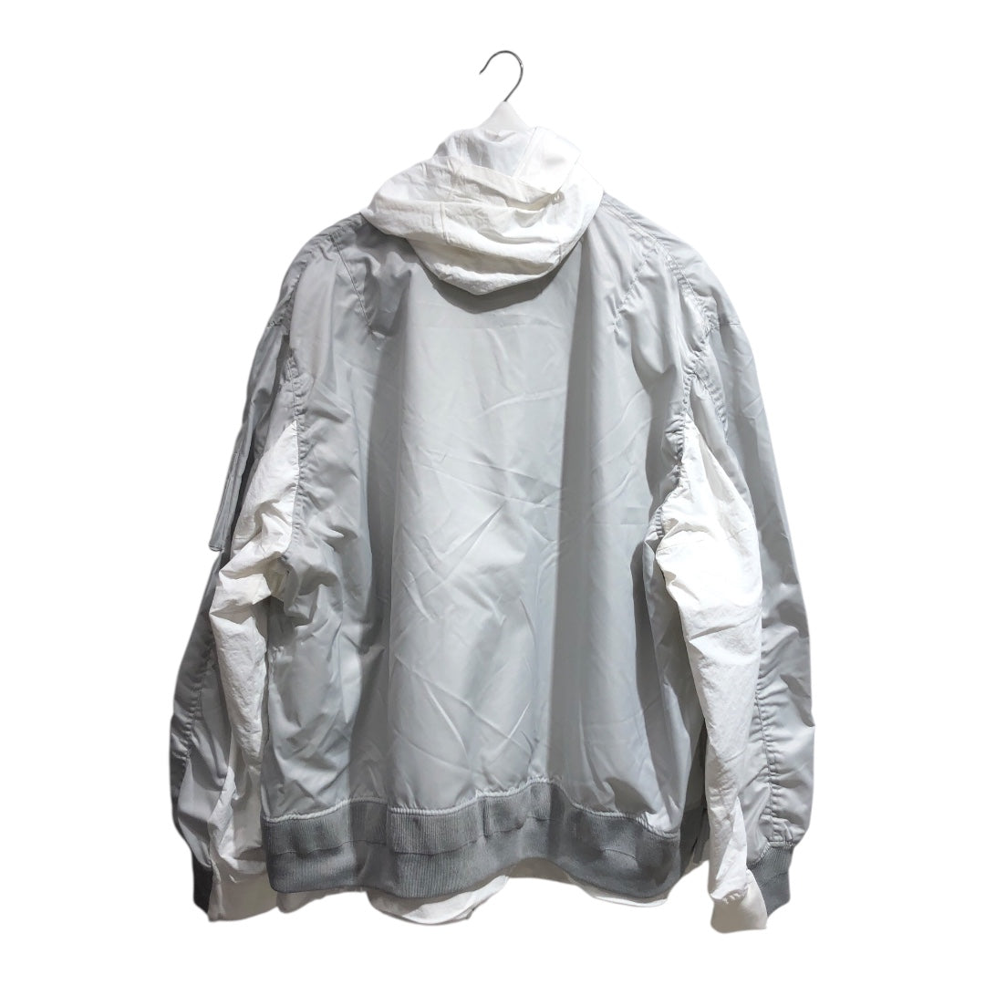 NIKE/Sacai/Jacket/XXL/GRY/double layer jacket sweatshirt view 2