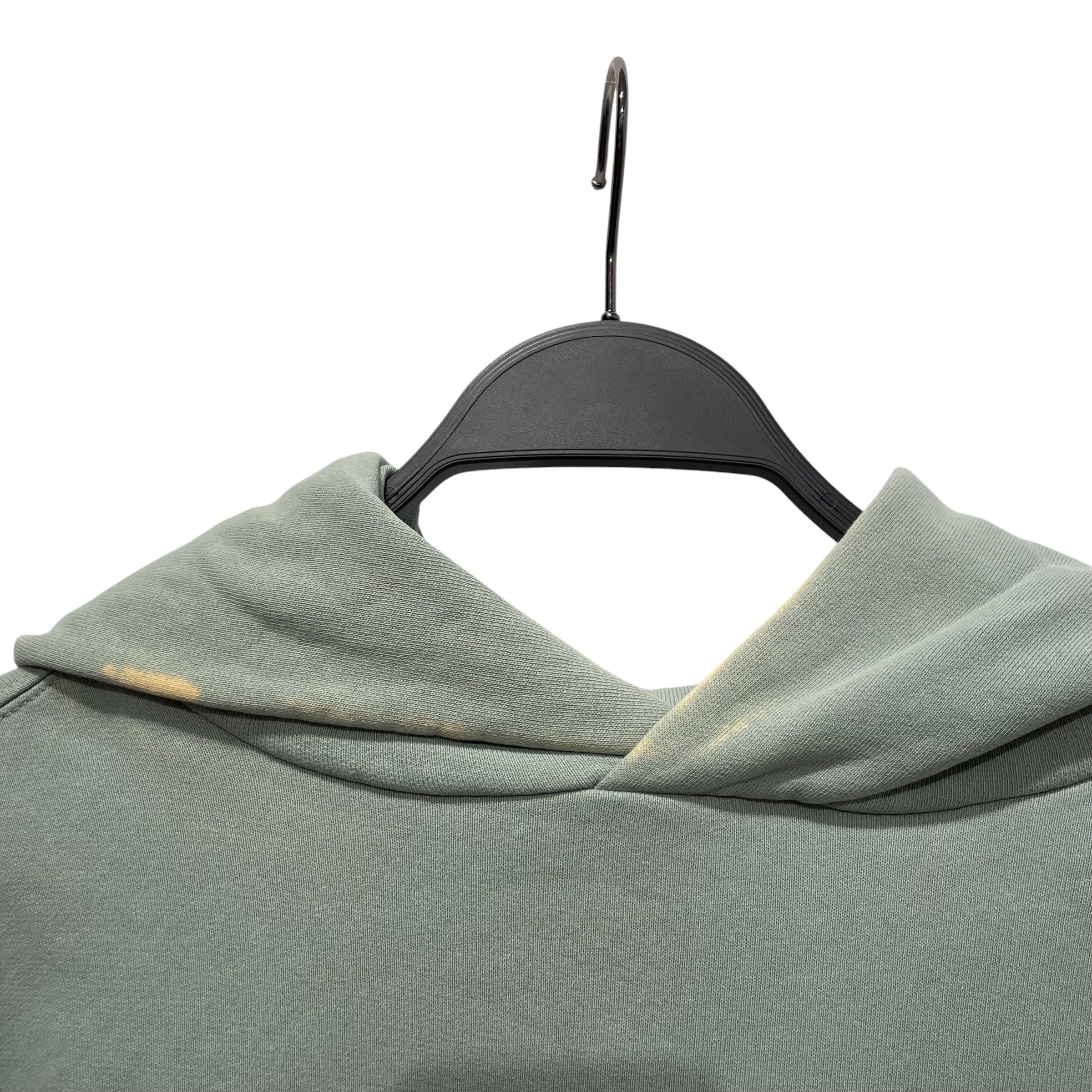 BALENCIAGA/Hoodie/XS/Graphic/Cotton/GRN/front and back embroidered view 3