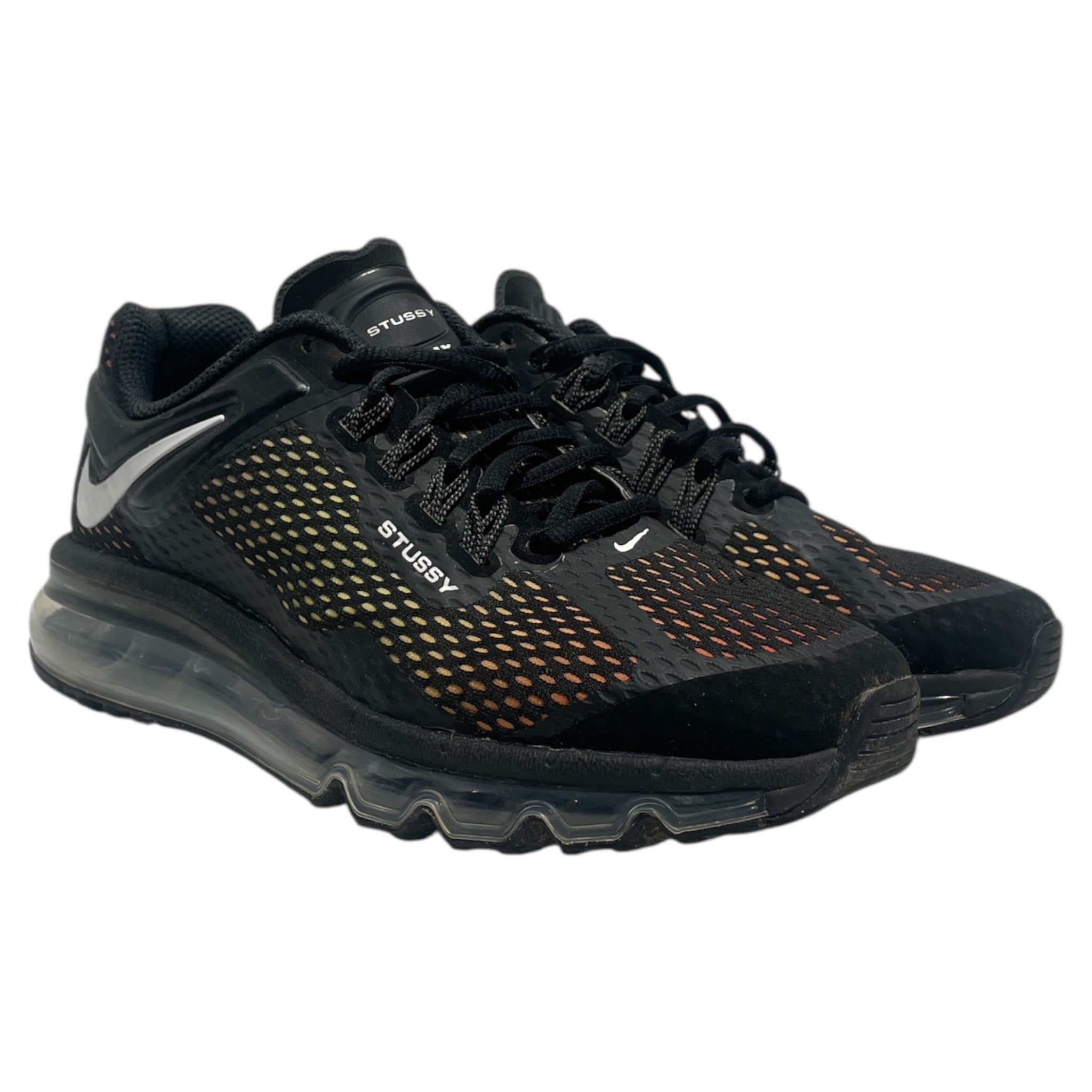STUSSY/NIKE/Low-Sneakers/US 7/MLT/Air Max 2013 Black/Gradient view 1