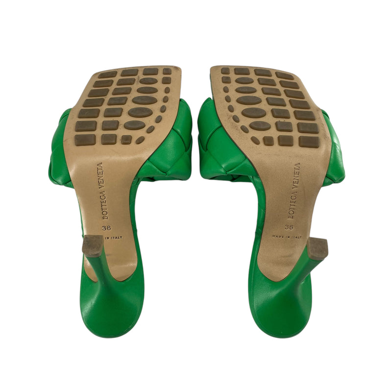 BOTTEGA VENETA/Heels/EU 36/Leather/GRN/