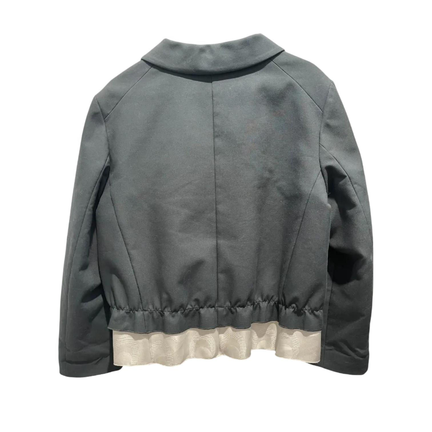 MARNI/Coat/M/Cotton/BLK/Ruffle Zip Up view 2