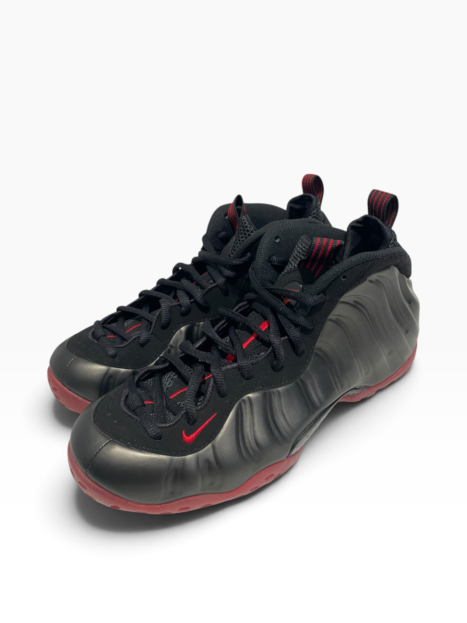 NIKE/Low-Sneakers/US 10/Leather/BLK/Foamposite "Cough Drop" view 1