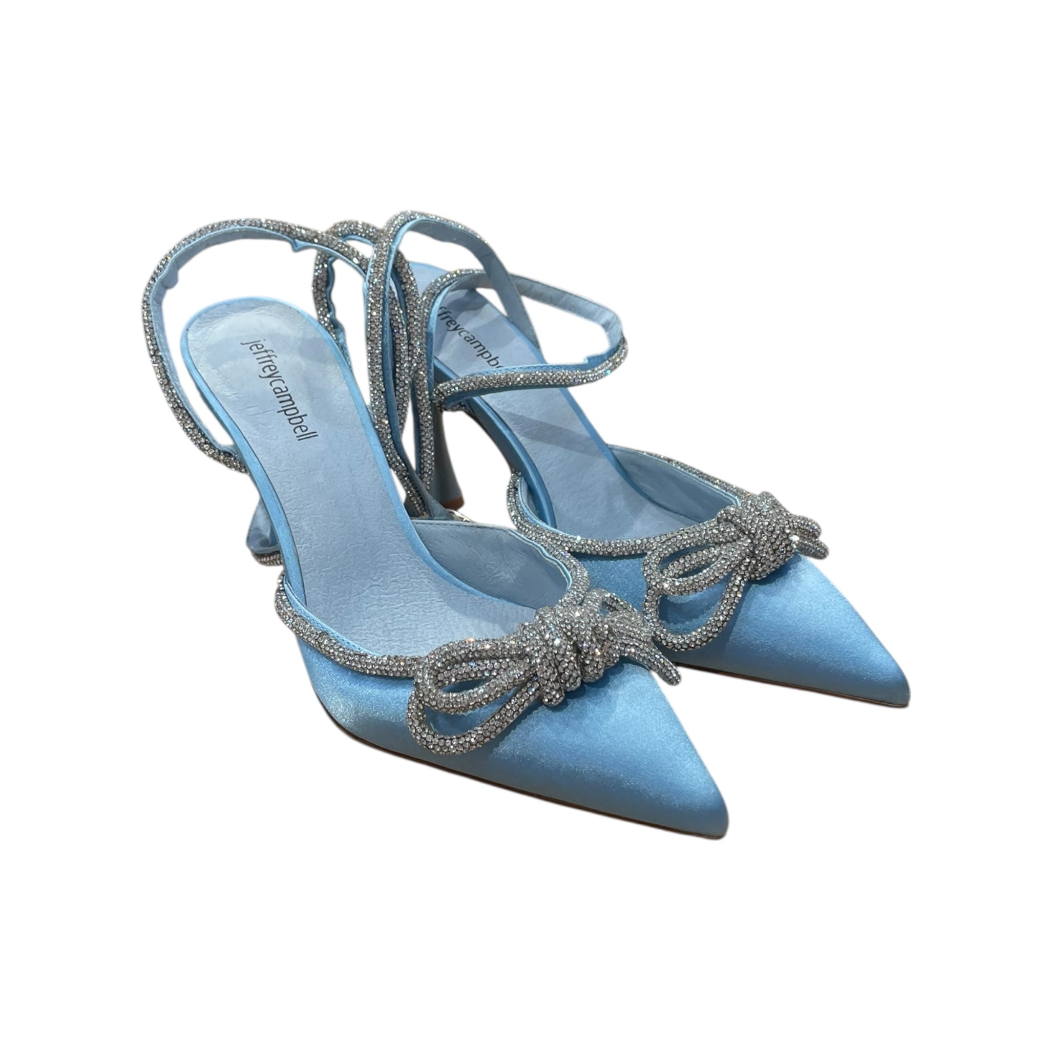 Jeffrey Campbell/Heels/US 8/BLU/diamond bow pointed toe view 1