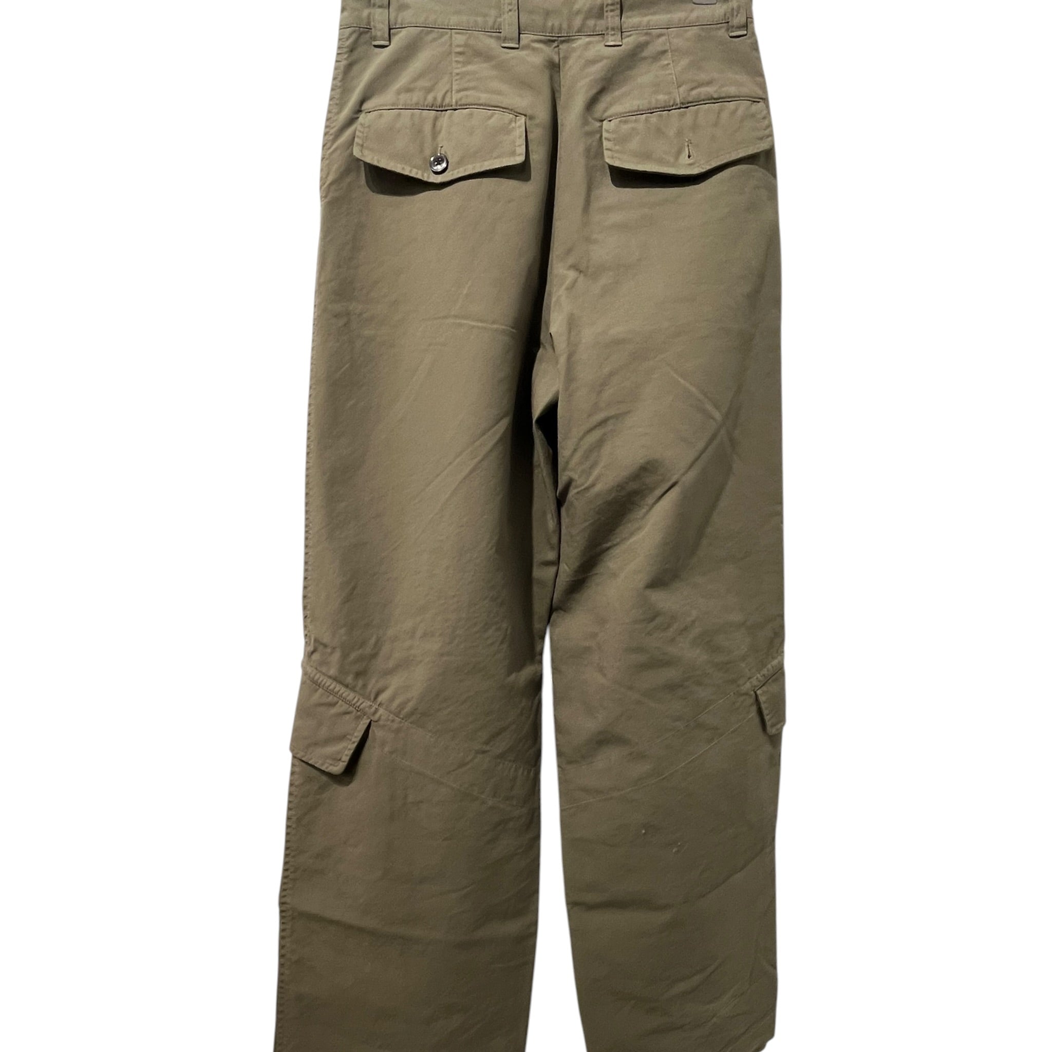 DRIES VAN NOTEN/Cargo Pants/46/Cotton/GRN/OLIVE CARGO PANTS SIDEWAY PCKT view 3