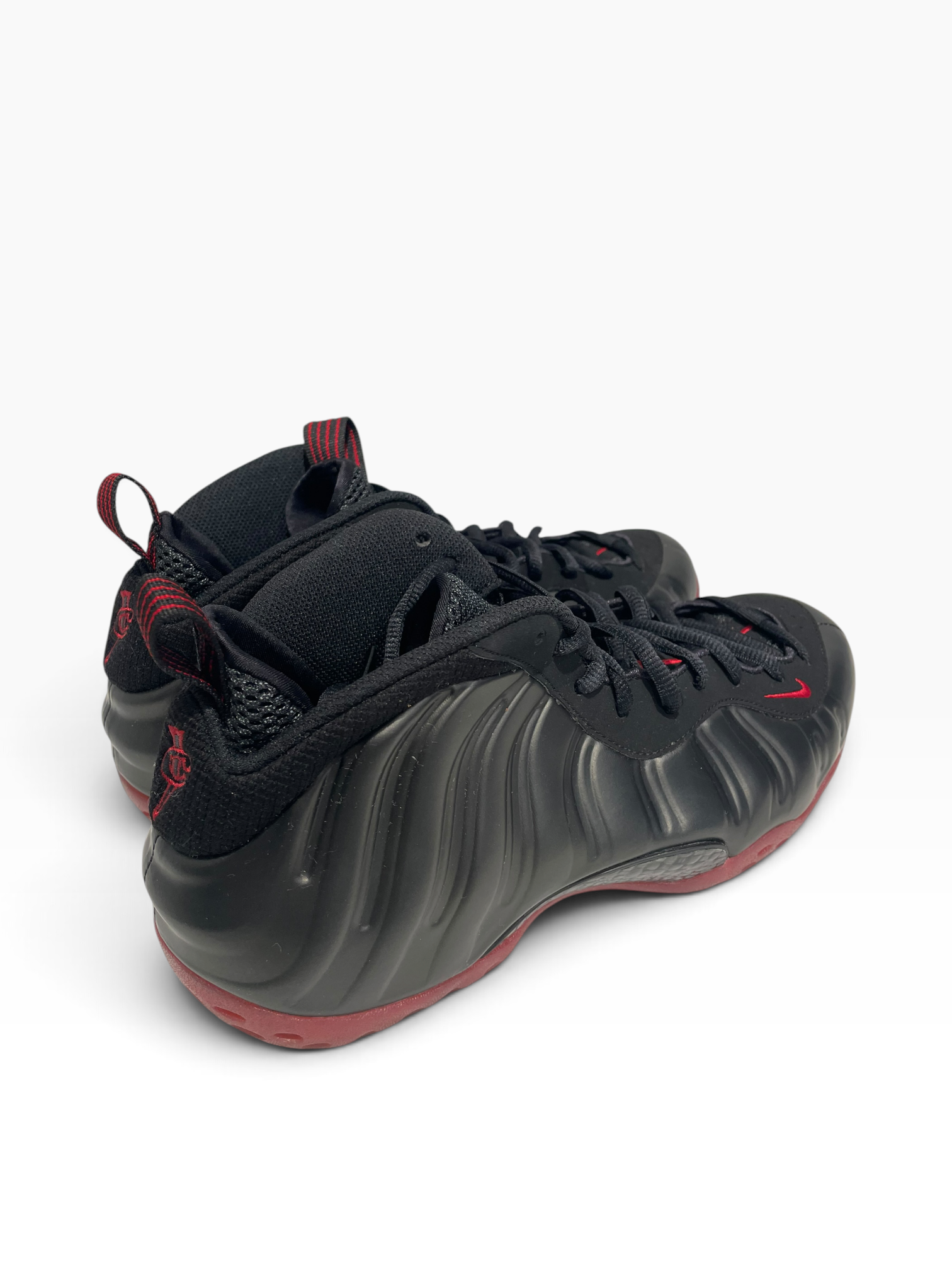 NIKE/Low-Sneakers/US 10/Leather/BLK/Foamposite "Cough Drop" view 2