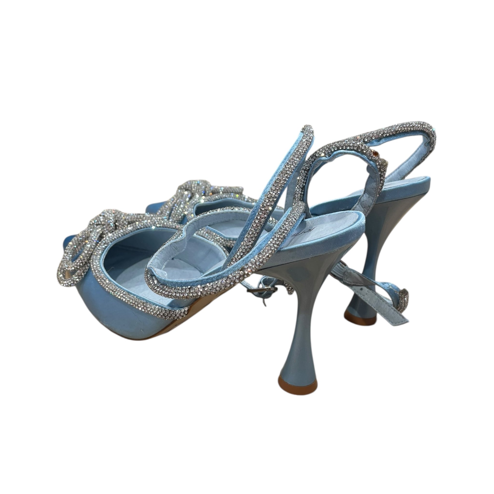 Jeffrey Campbell/Heels/US 8/BLU/diamond bow pointed toe view 2