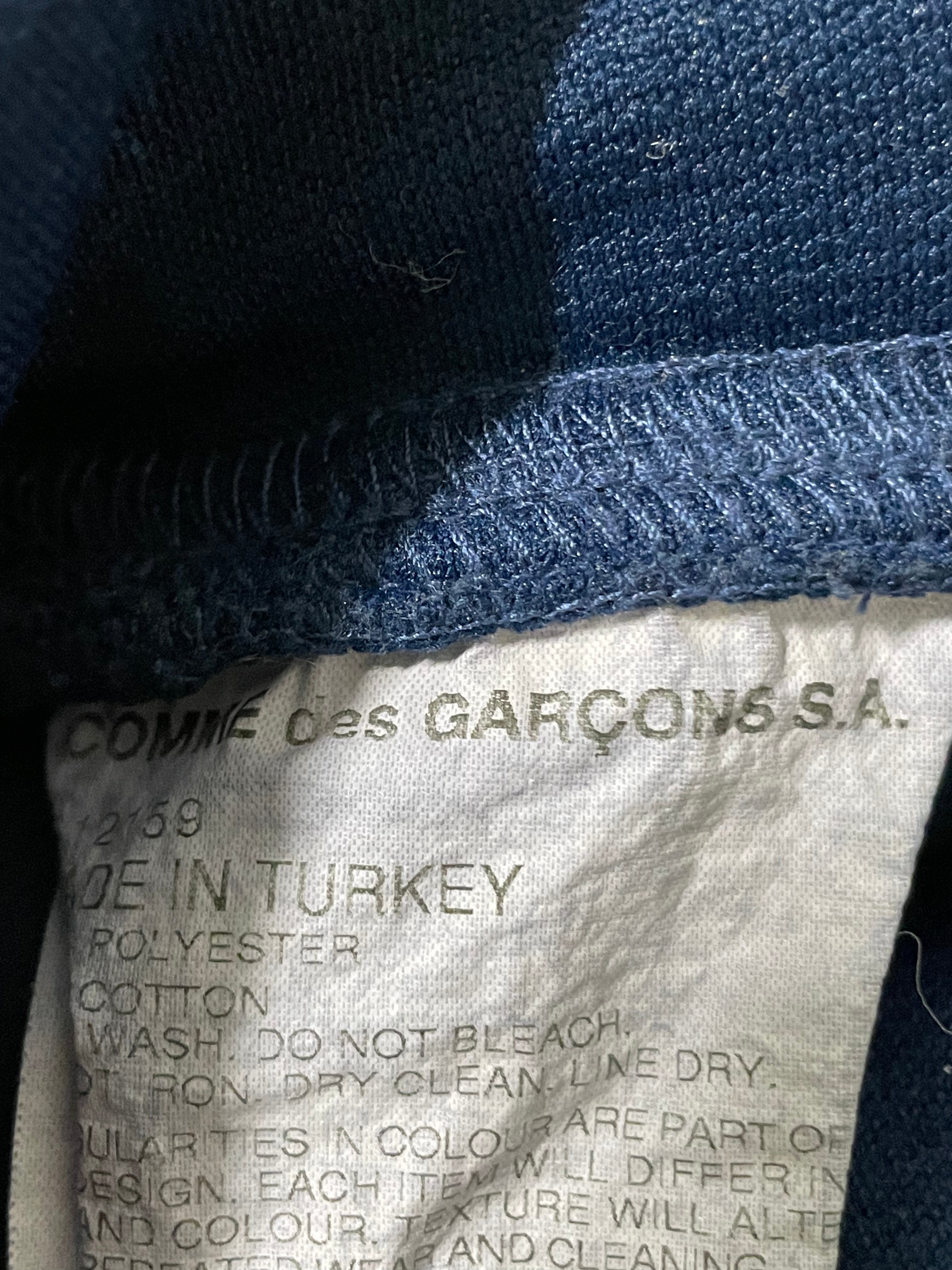 COMME des GARCONS SHIRT/Slacks/M/Polyester/NVY/zipped cuffs and pockets view 3