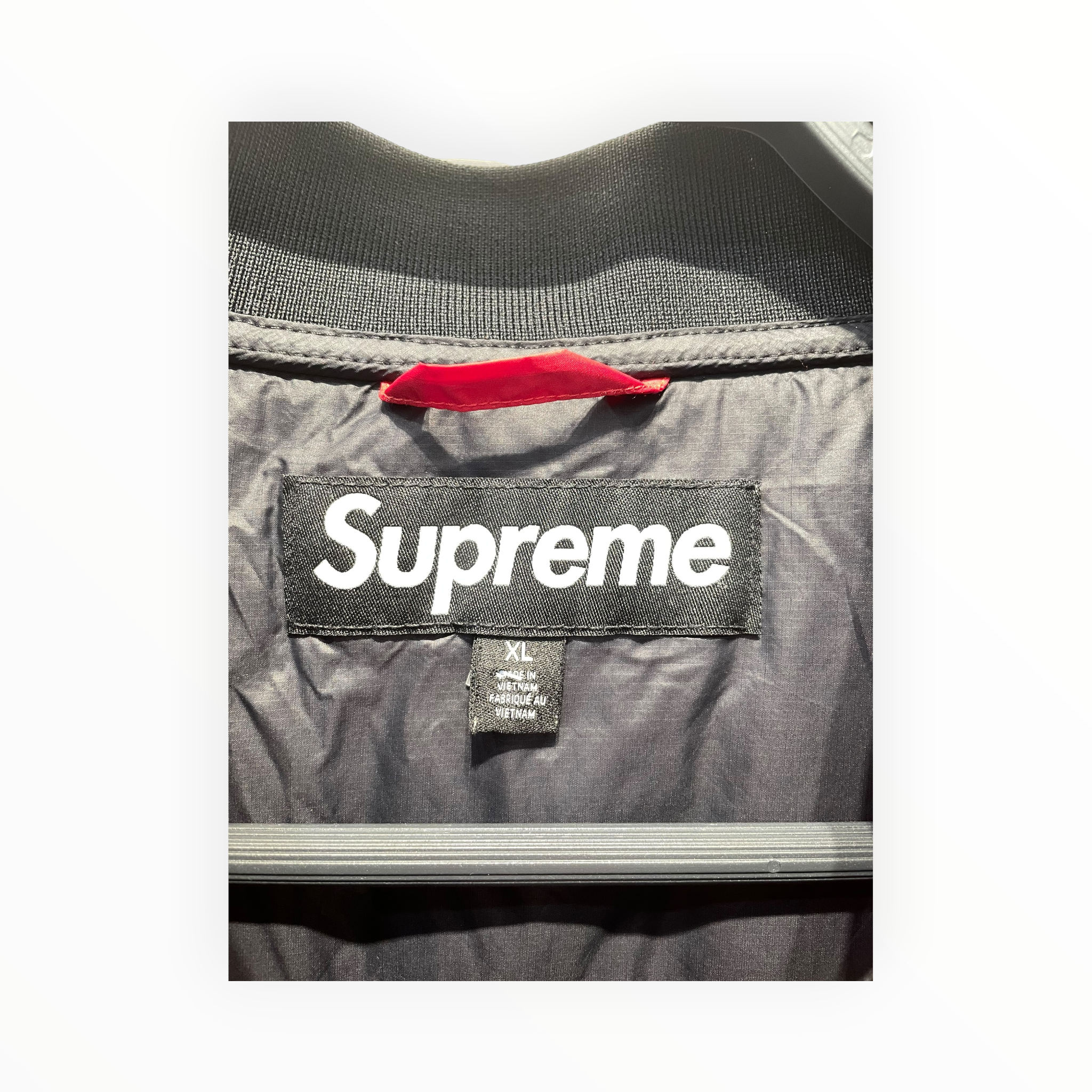 Supreme/Puffer Vest/XL/Polyester/RED/QUILTJED RED VEST view 3