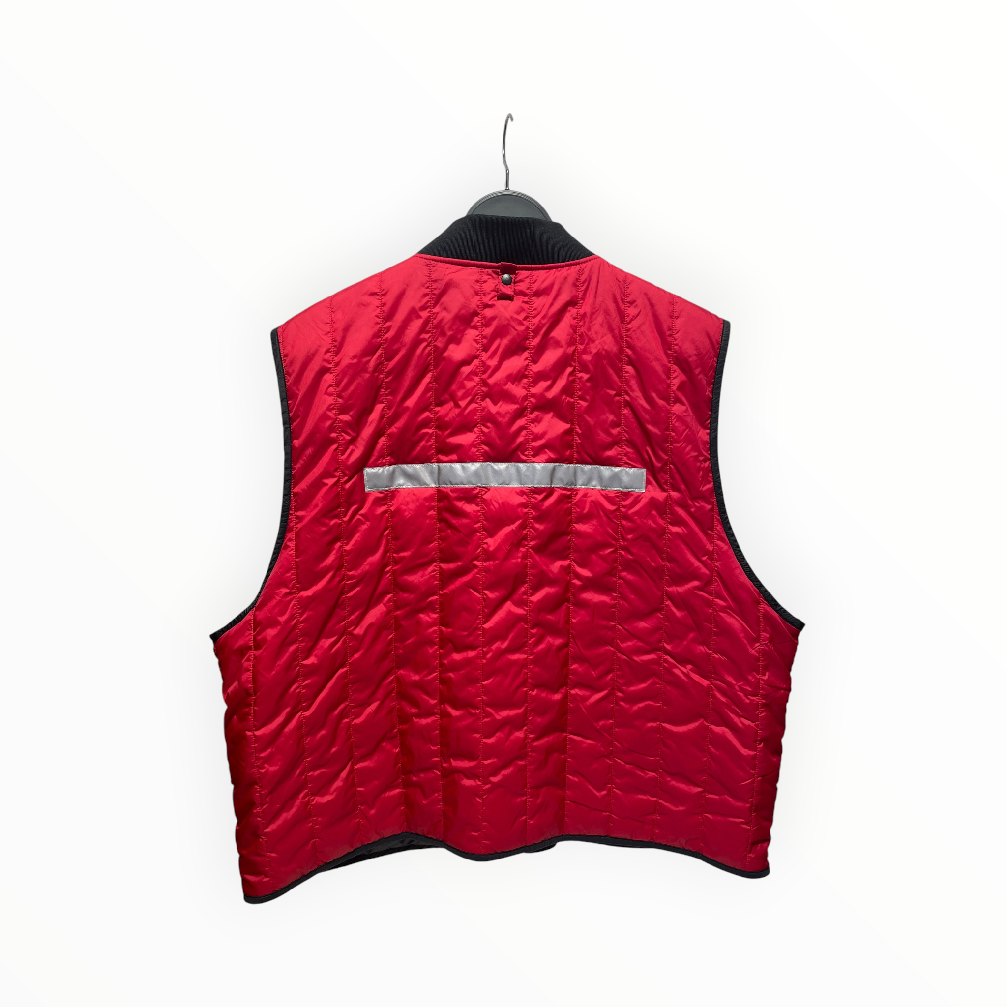 Supreme/Puffer Vest/XL/Polyester/RED/QUILTJED RED VEST view 2