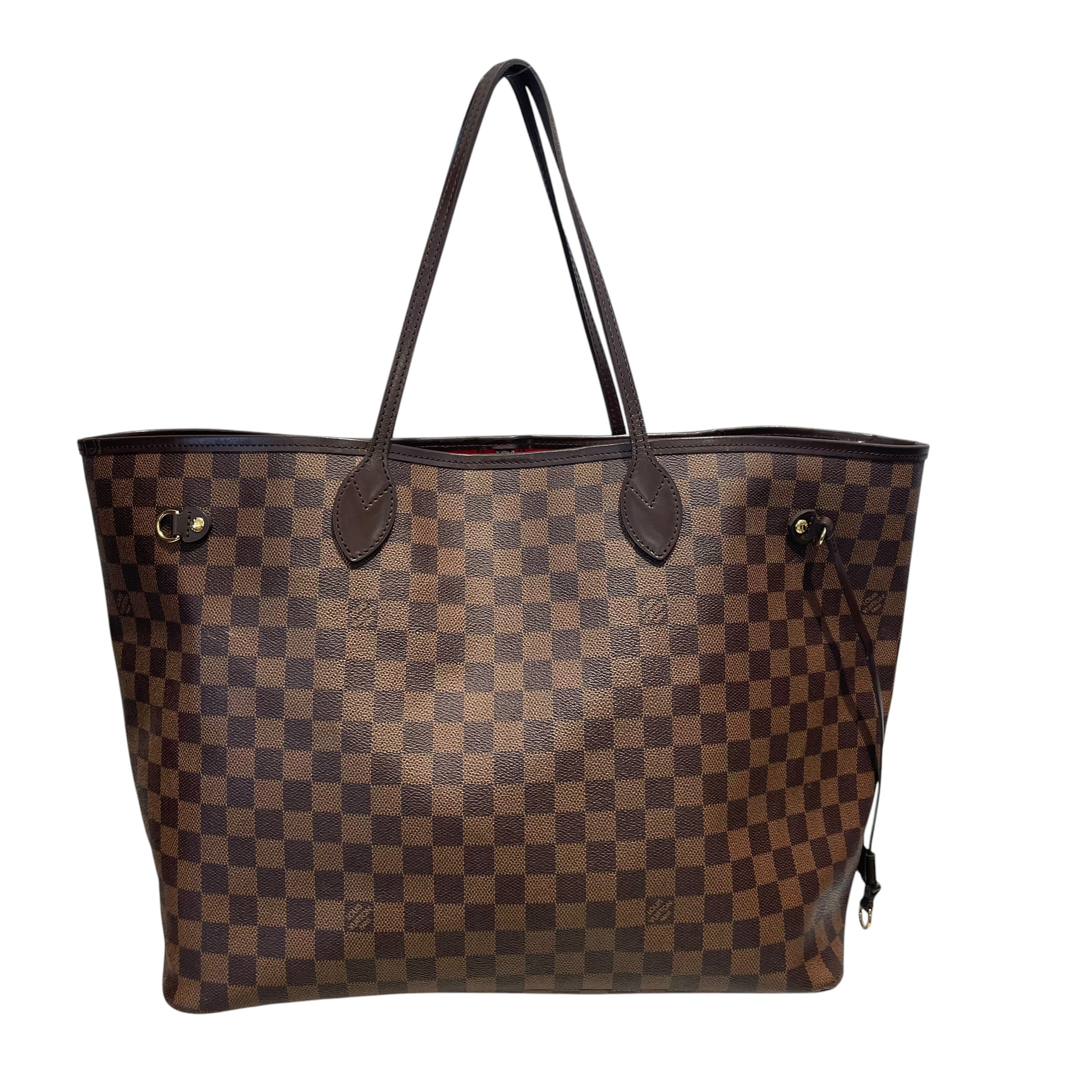 LOUIS VUITTON/Bag/All Over Print/BRW/Neverfull tote view 1