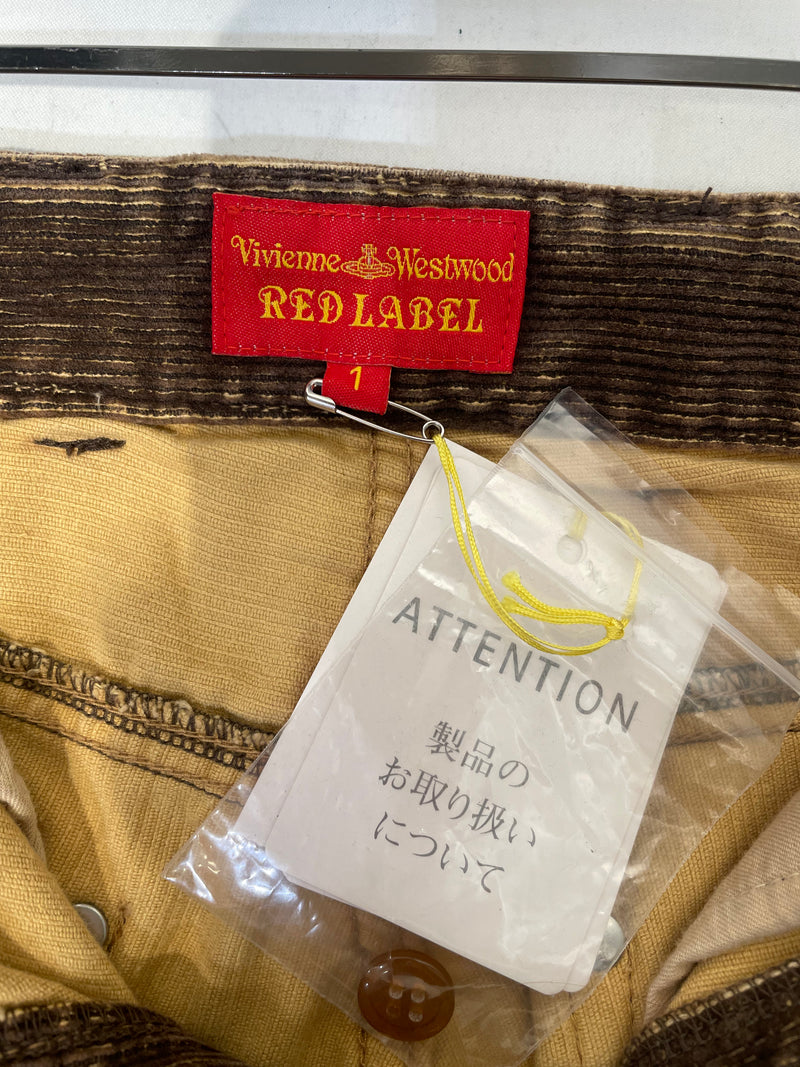 Vivienne Westwood/Skinny Pants/1/Corduroy/BRW/