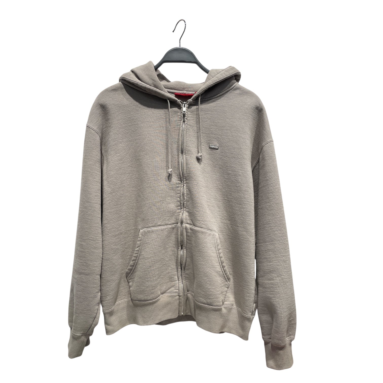 Supreme/Hoodie/M/Cotton/GRY/Mini Box logo w/ Zipper view 1