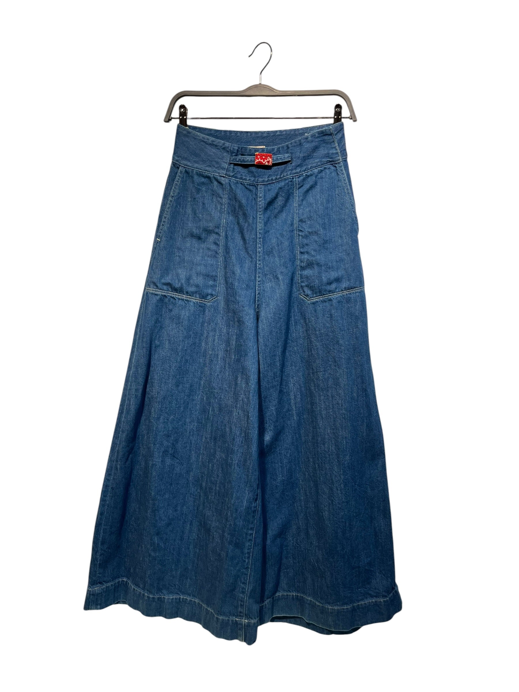 KAPITAL/Wide Leg Pants/24/Cotton/IDG/ view 1