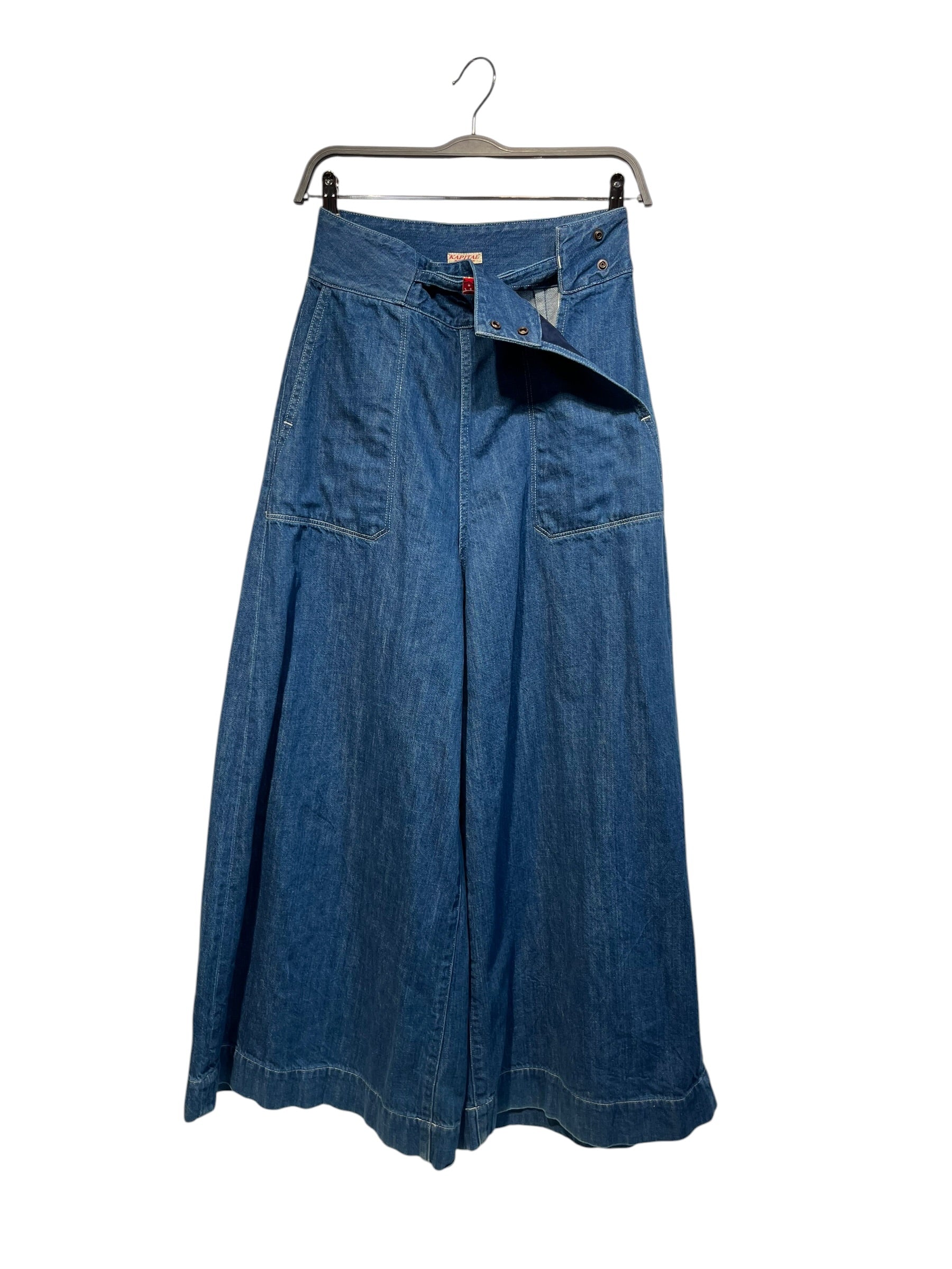 KAPITAL/Wide Leg Pants/24/Cotton/IDG/ view 2