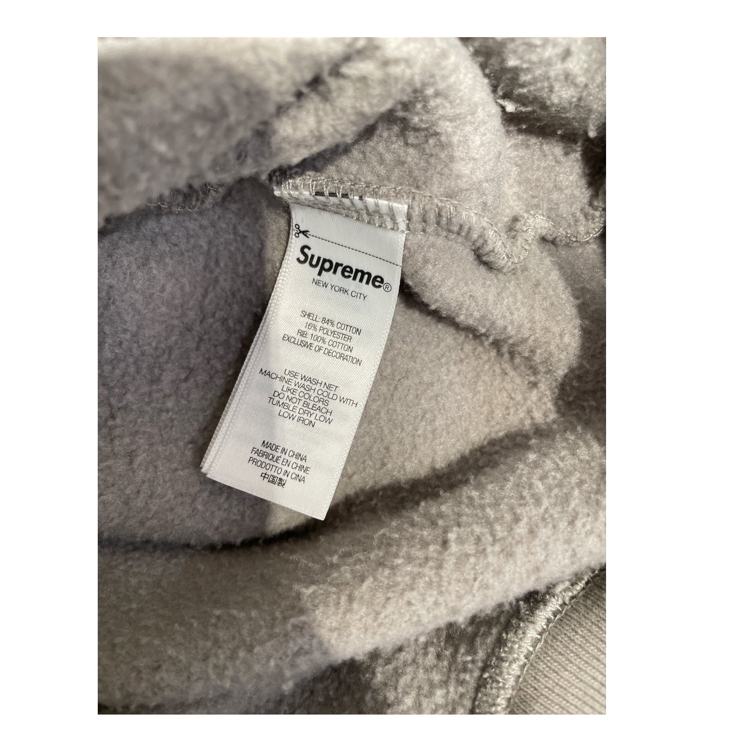 Supreme/Hoodie/M/Cotton/GRY/Mini Box logo w/ Zipper view 4