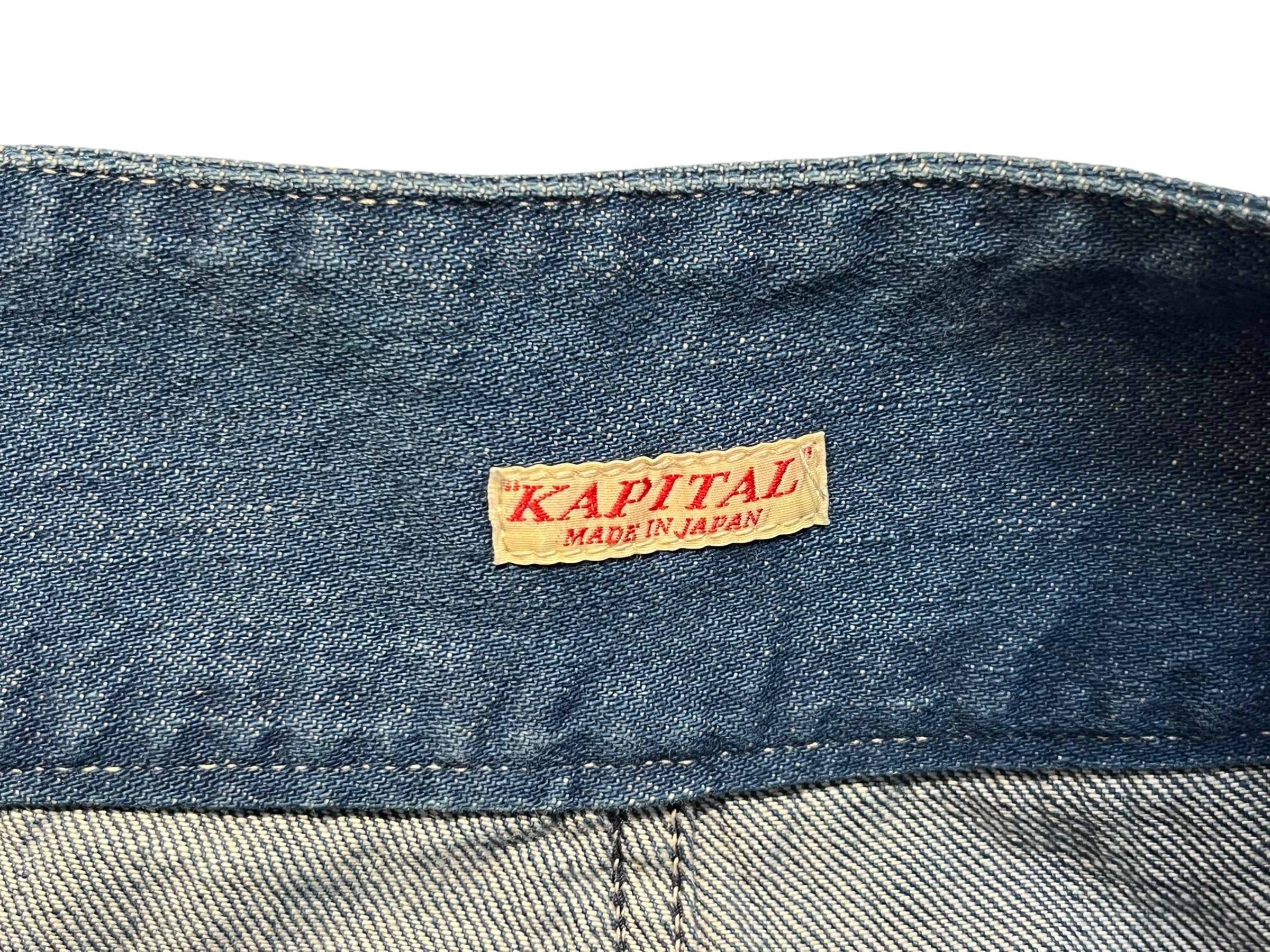 KAPITAL/Wide Leg Pants/24/Cotton/IDG/ view 4