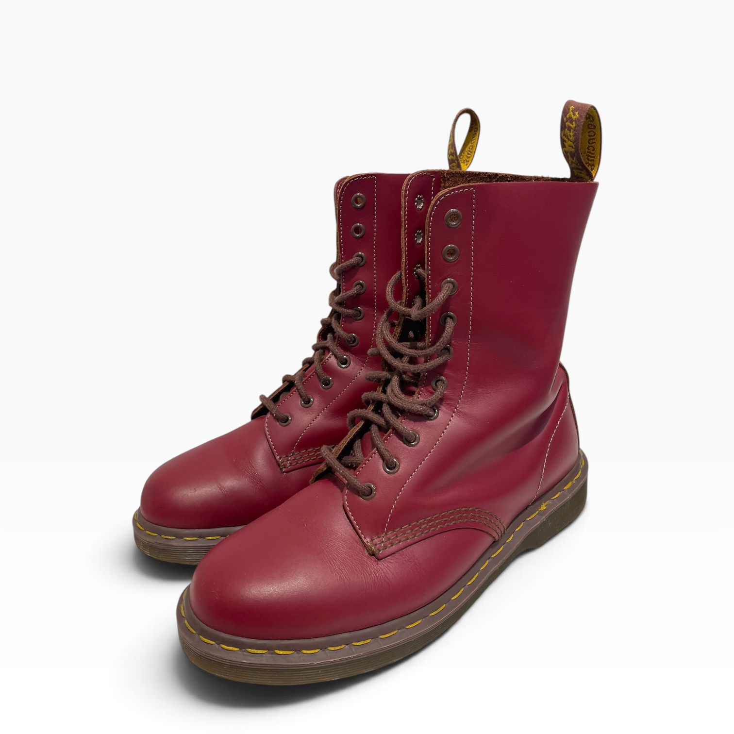 Dr.Martens/Boots/US 10/Leather/RED/