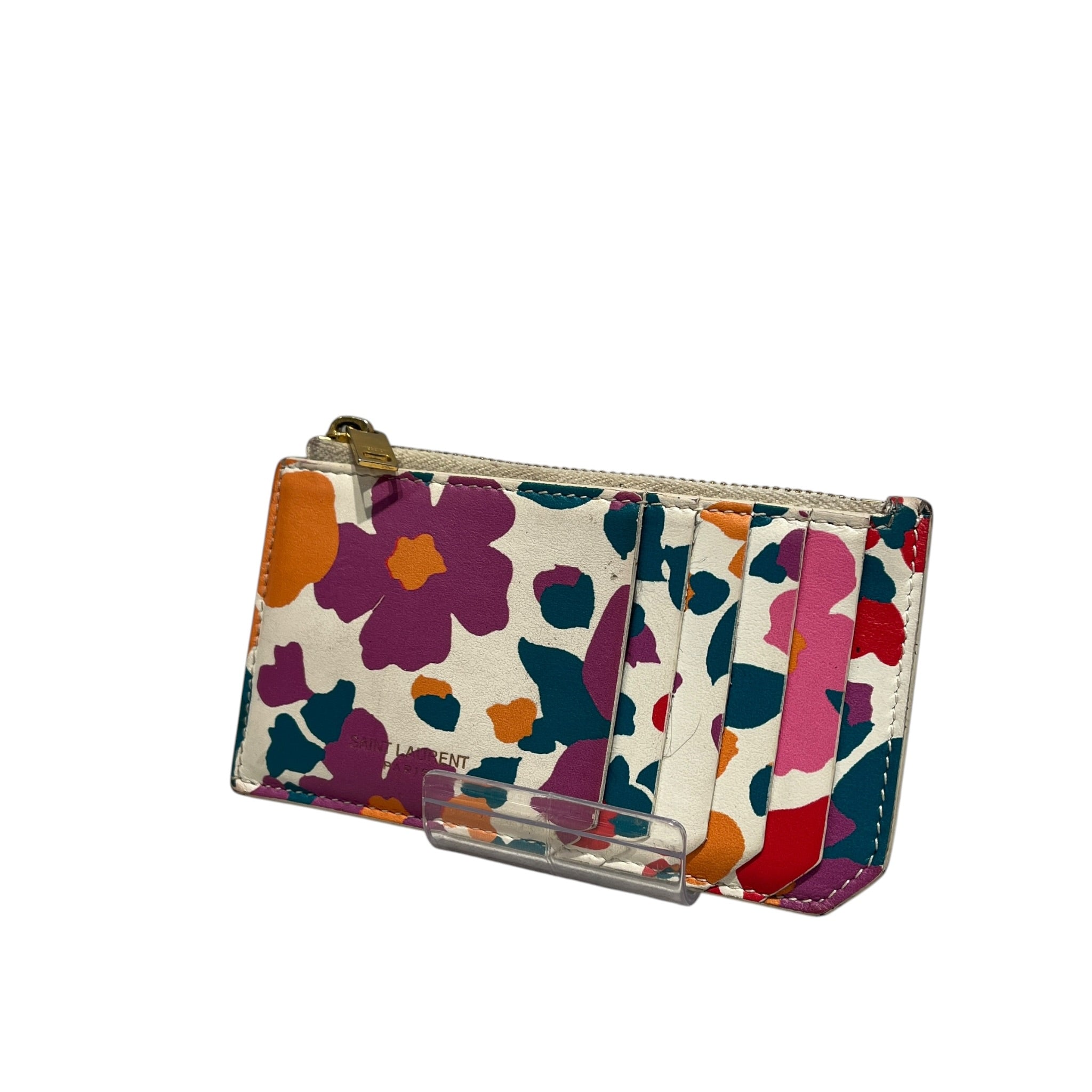 SAINT LAURENT/Wallet/All Over Print/Leather/MLT/L's/FRAGMENTS FLORAL PRINT view 1