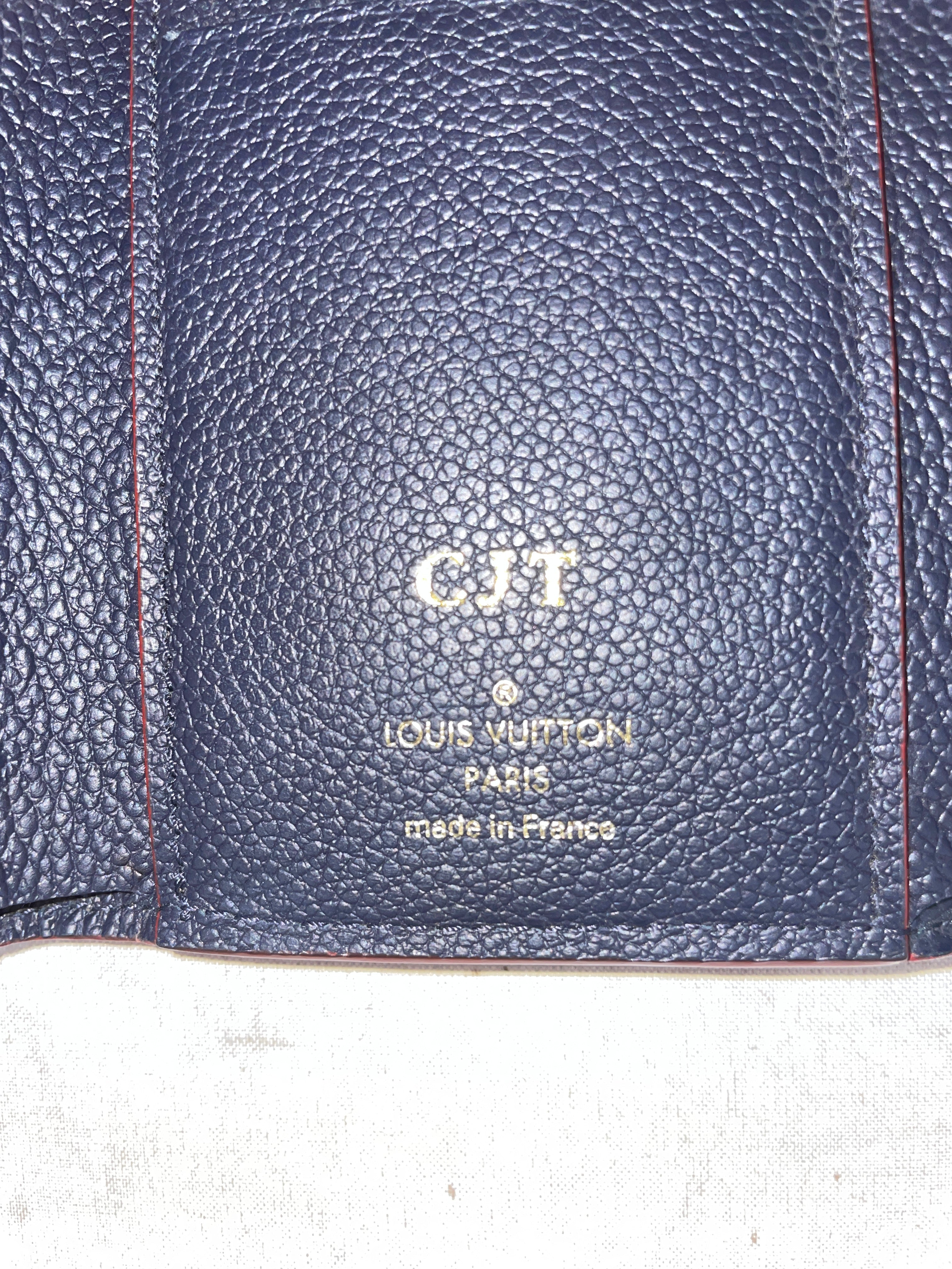 LOUIS VUITTON/Bifold Wallet/Monogram/Leather/NVY/M's/zoe wallet view 6