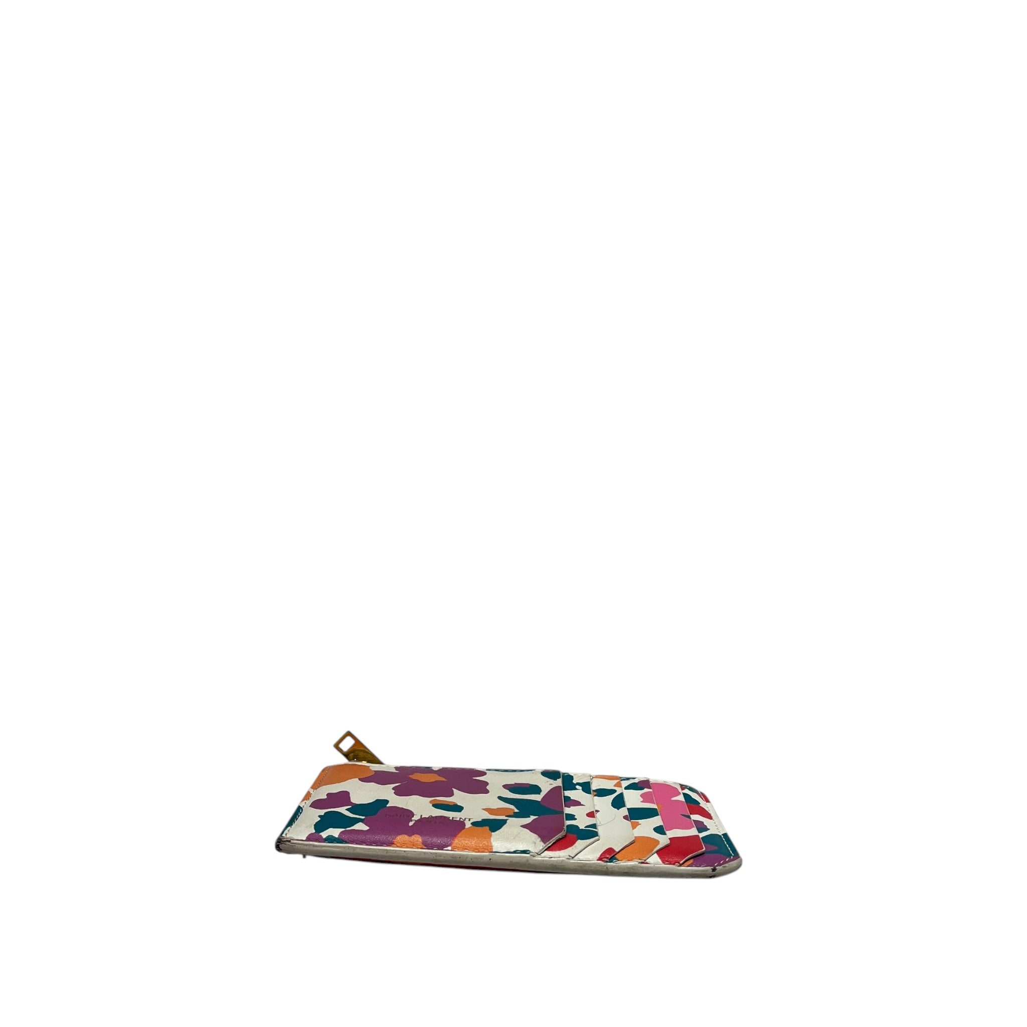 SAINT LAURENT/Wallet/All Over Print/Leather/MLT/L's/FRAGMENTS FLORAL PRINT view 3