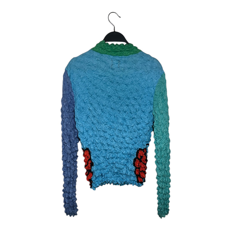 Brain Dead/LS Shirt/S/Graphic/Nylon/MLT/Ruffle top