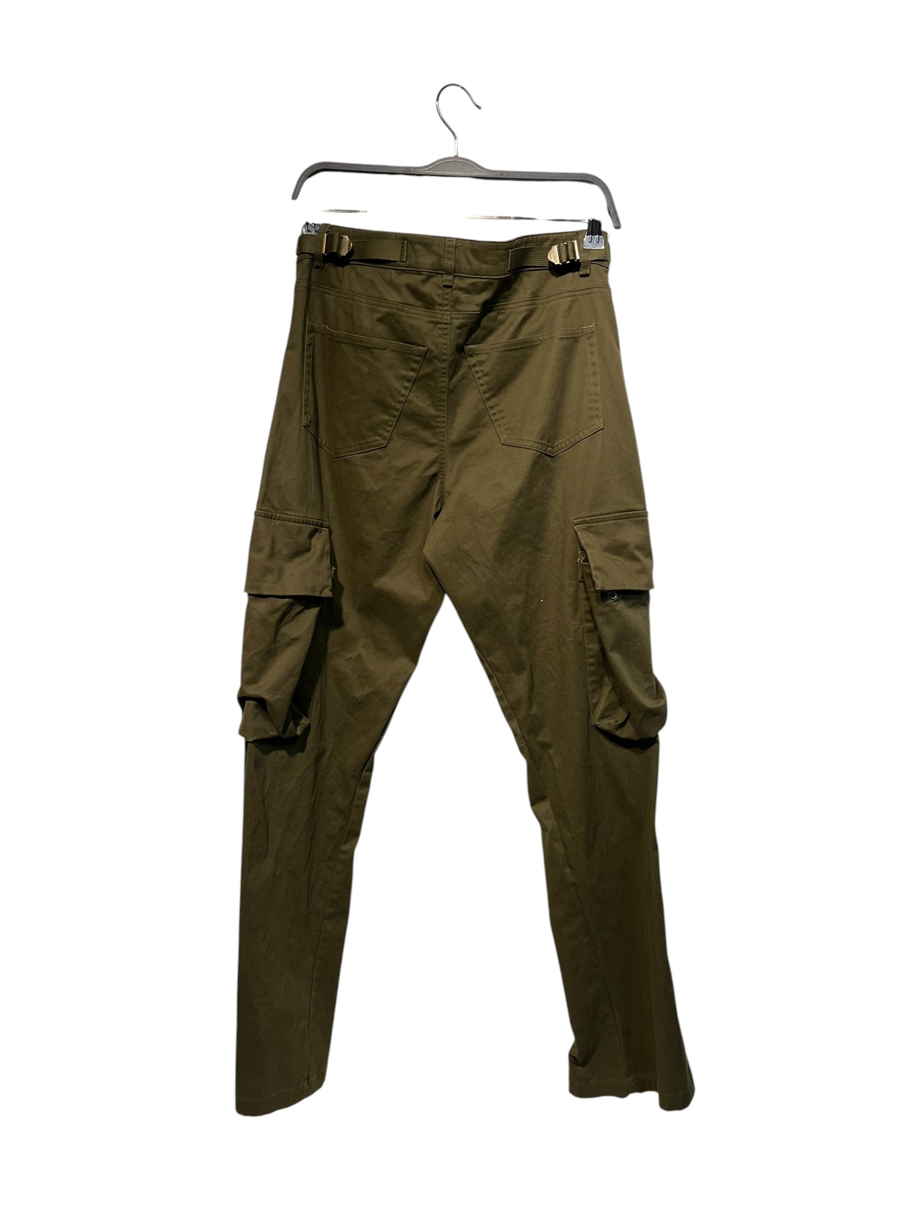 VUJA DE/Straight Pants/S/Cotton/GRN/ view 2