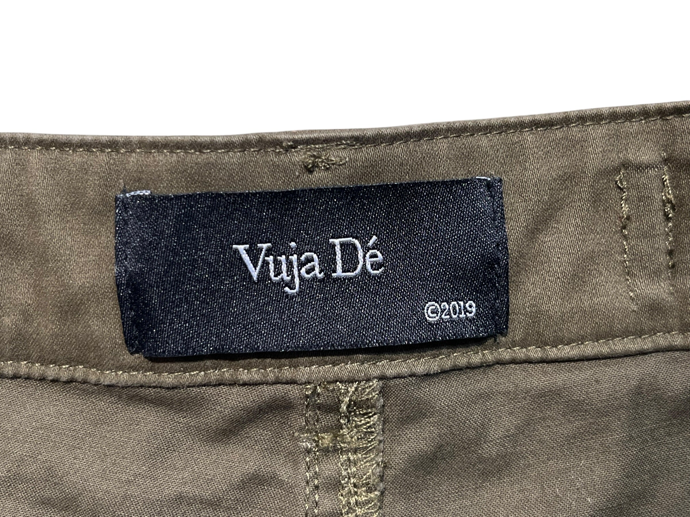 VUJA DE/Straight Pants/S/Cotton/GRN/ view 3