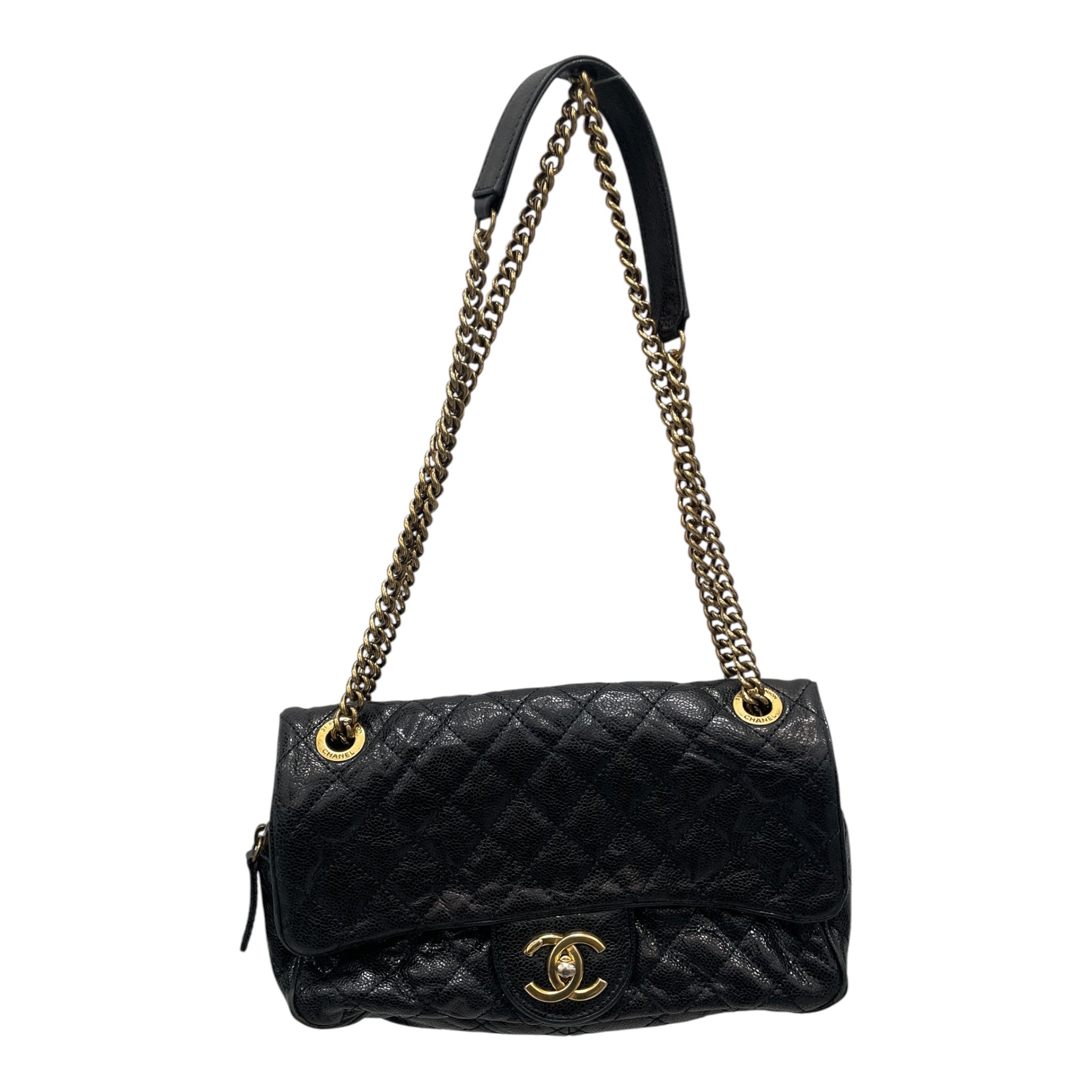 CHANEL/Bag/Leather/BLK/PARIS BOMBAY SHIVA FLAP SMALL view 1