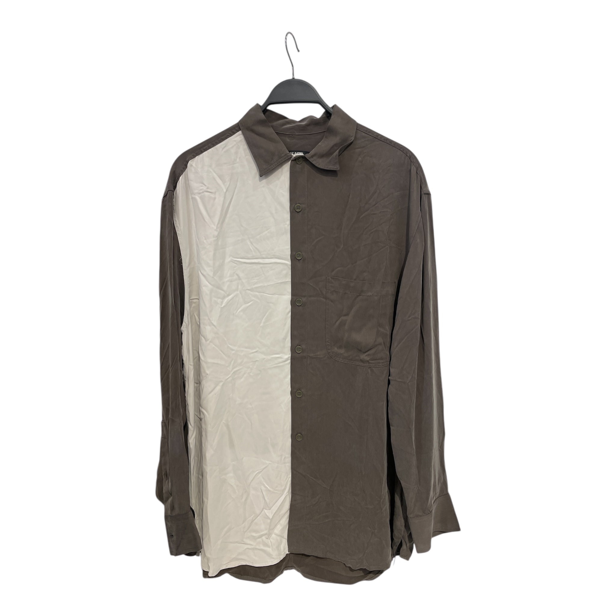 Song for the Mute/LS Shirt/XL/Silk/BEG/Two-Tone view 1