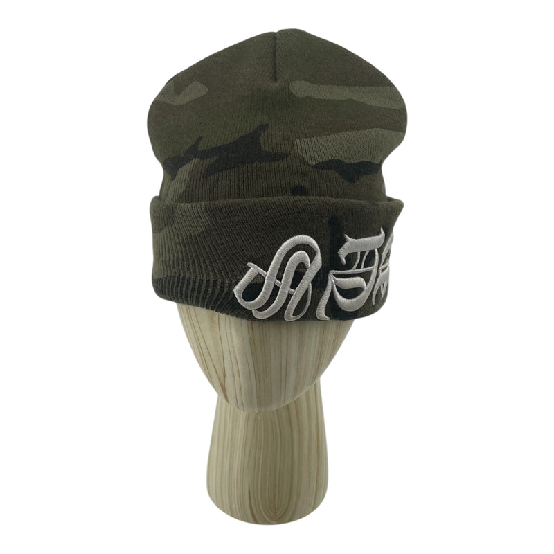 Supreme/Hat/Camouflage/Cotton/GRN/BLACKLETTER BEANIE