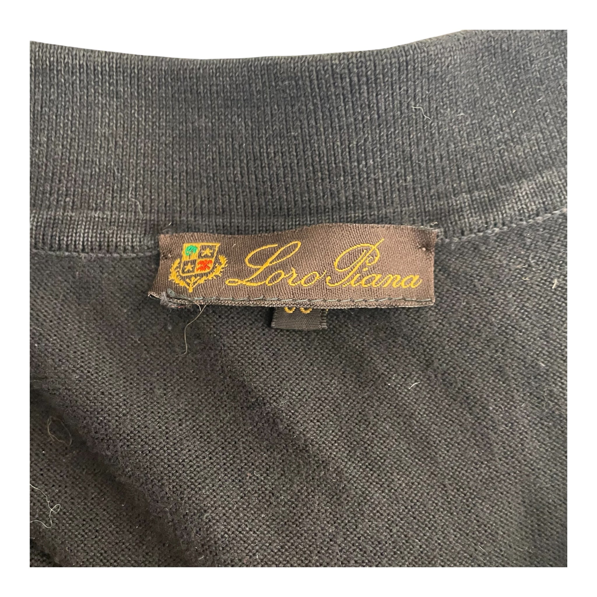 Loro Piana/Sweater/56/Cotton/BLK/Pullover/made in itaLY view 3