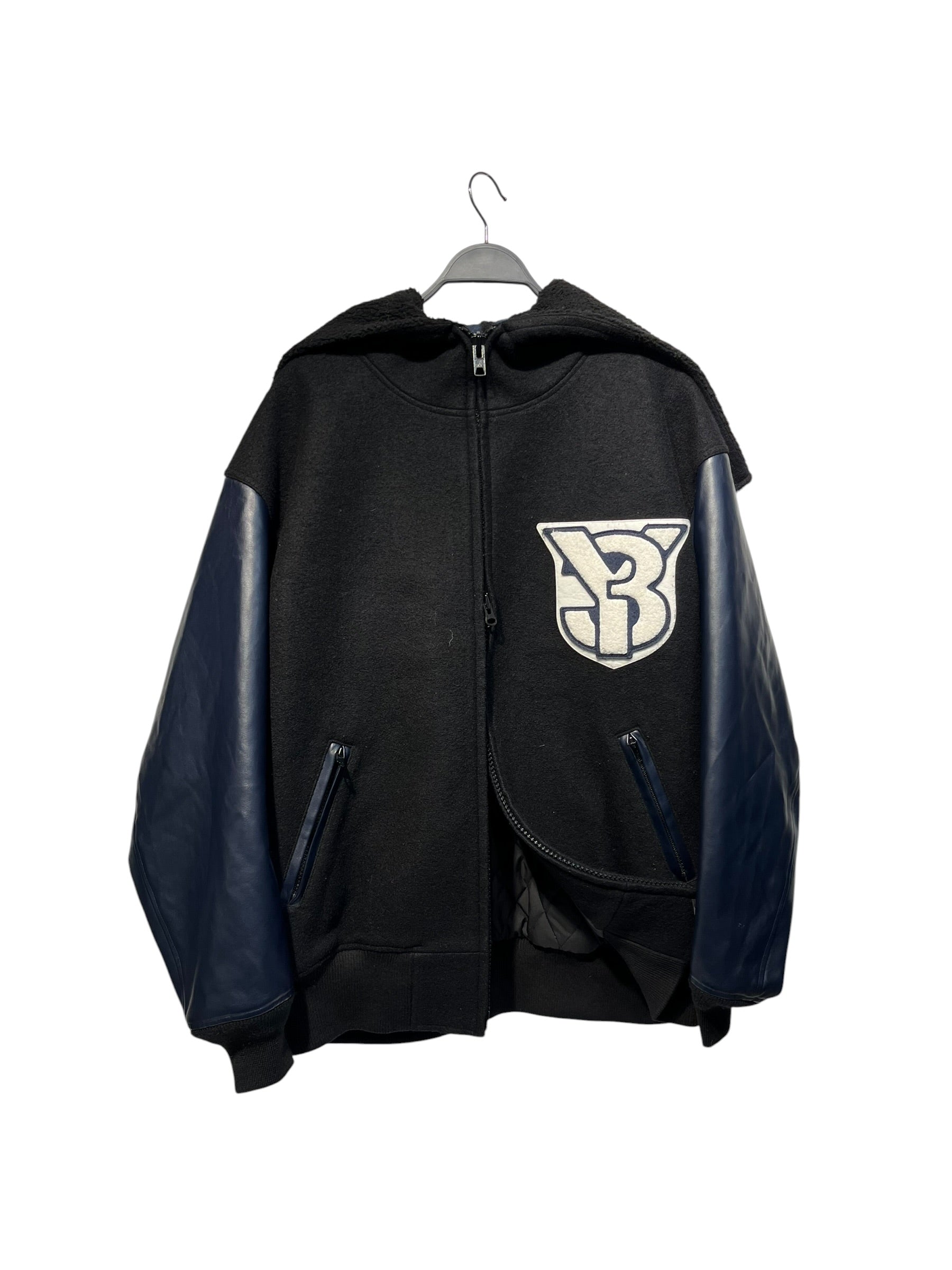 Y-3/Baseball Jkt/L/Wool/BLK/Runway Jkt view 1