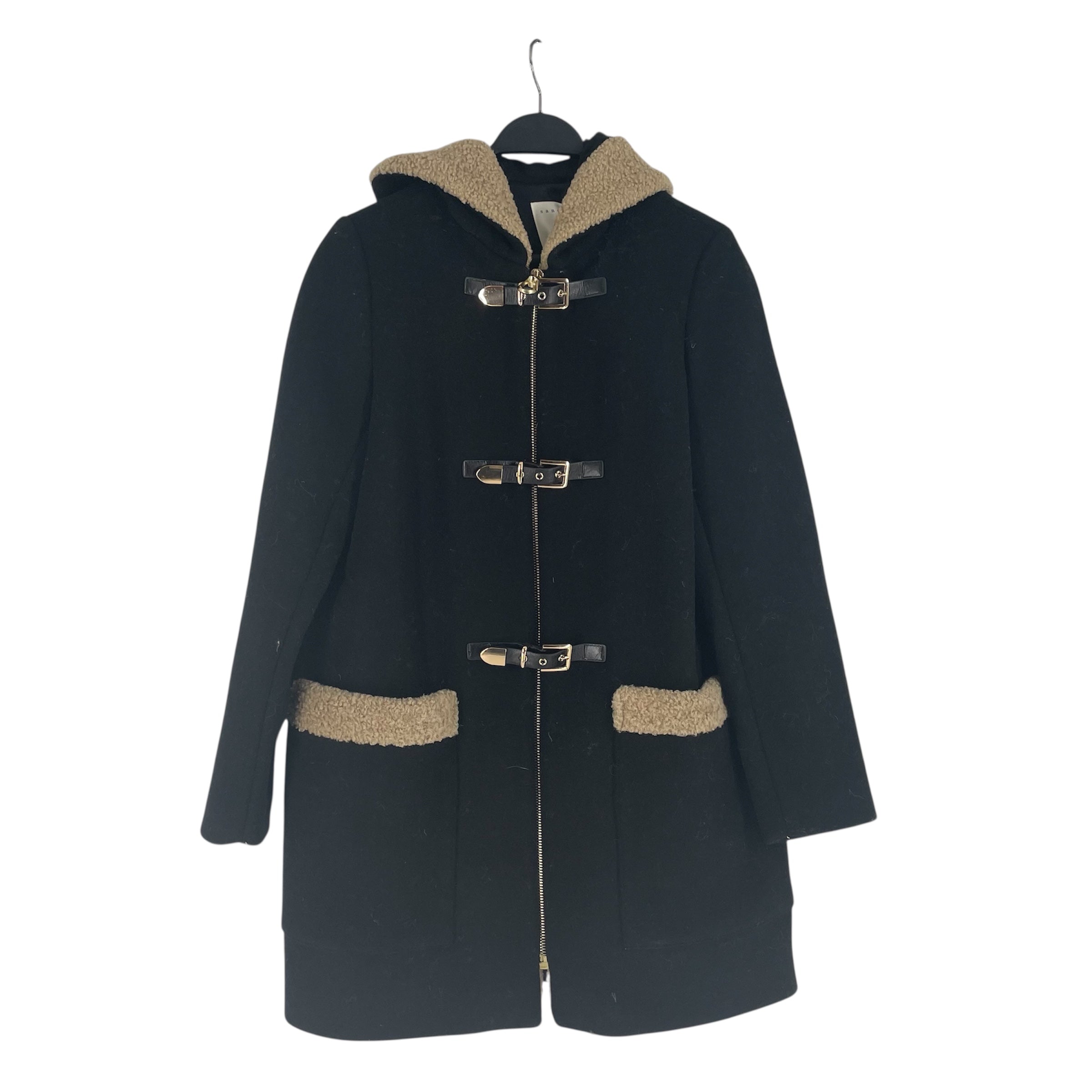 sandro/Coat/38/Wool/BLK/M9745H-20 view 1