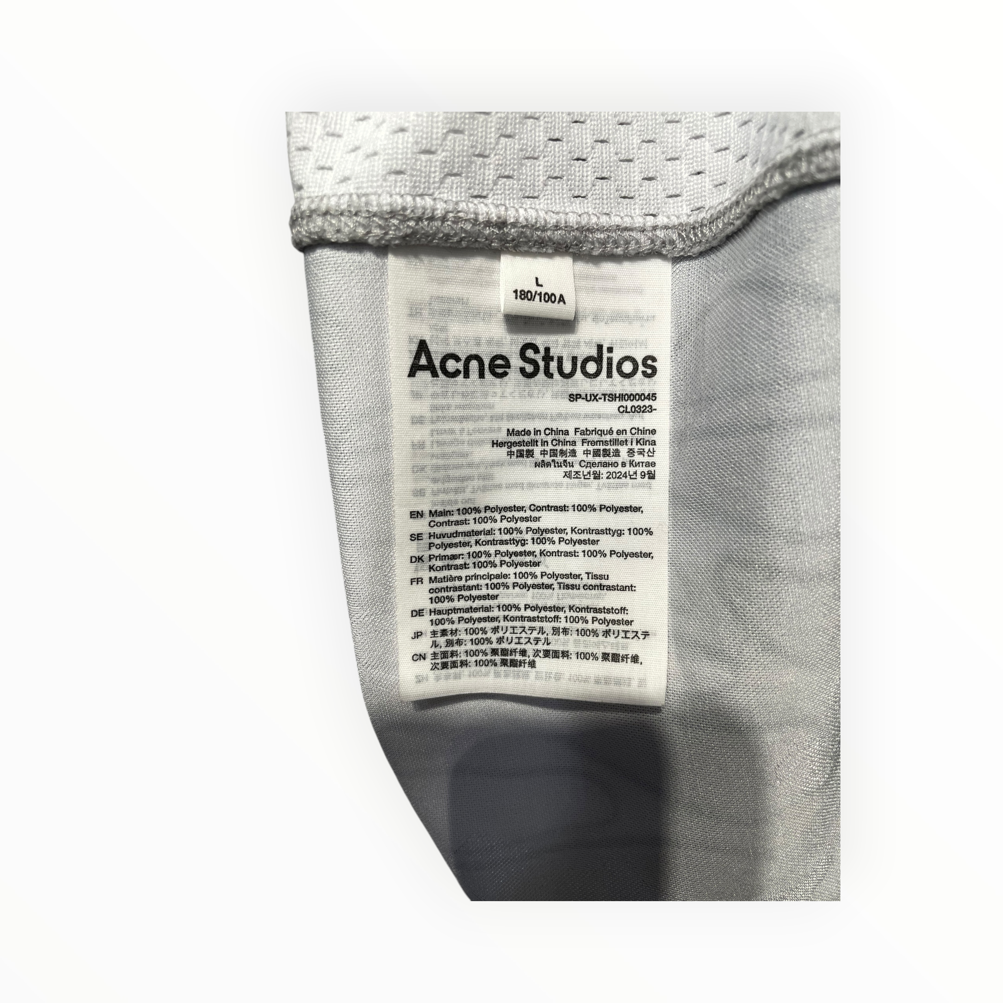 Acne Studios/kappa/T-Shirt/L/Polyester/SLV/All Over Print/jersey view 4