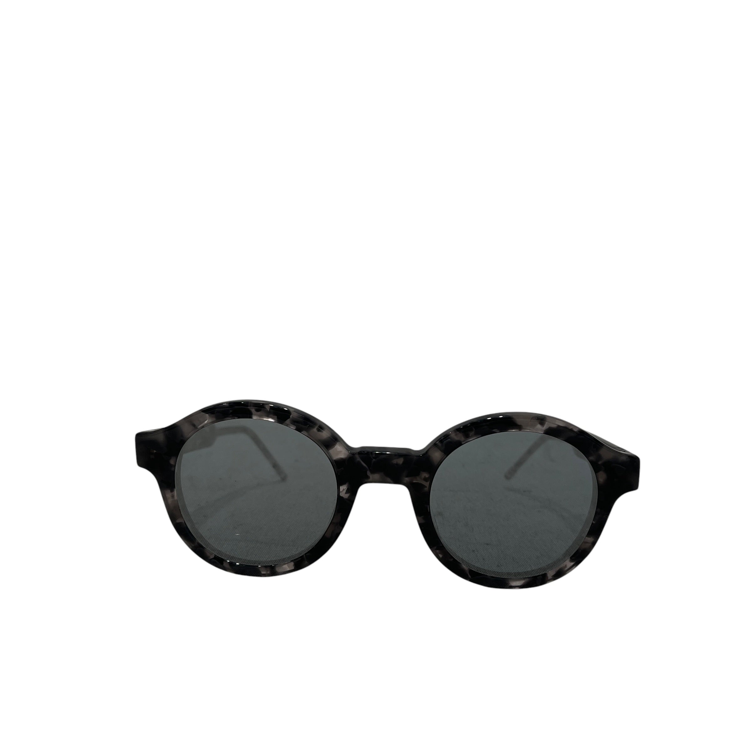 THOM BROWNE. NEW YORK/Sunglasses/All Over Print/Tortoiseshell Pattern/IDG/Round/M's/TBS411 GRY TORTOISE ACETATE view 1