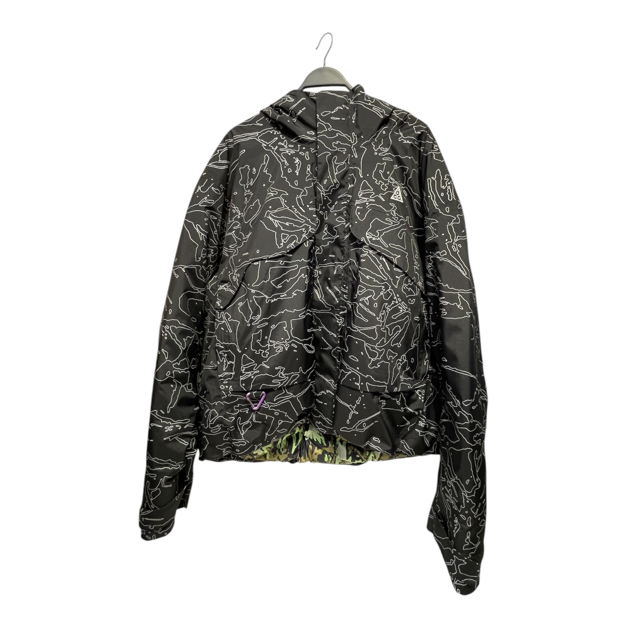 NIKE ACG/Puffer Jkt/XXL/Polyester/BLK/All Over Print/storm-fit view 1