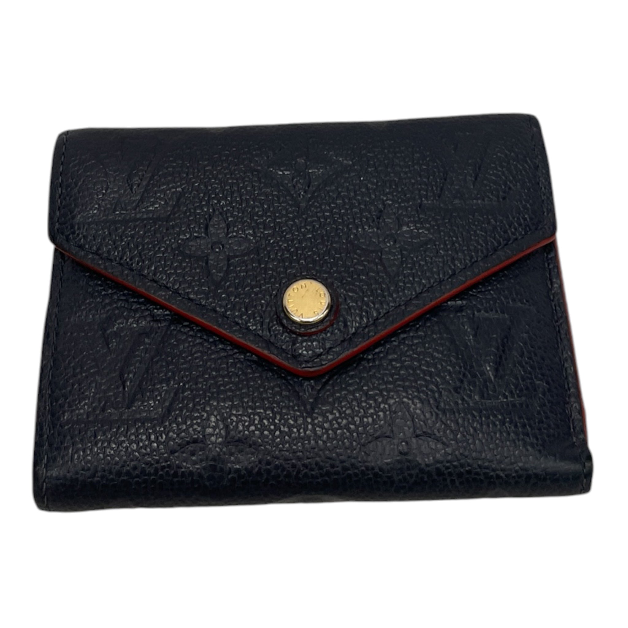 LOUIS VUITTON/Bifold Wallet/Monogram/Leather/NVY/M's/zoe wallet view 3