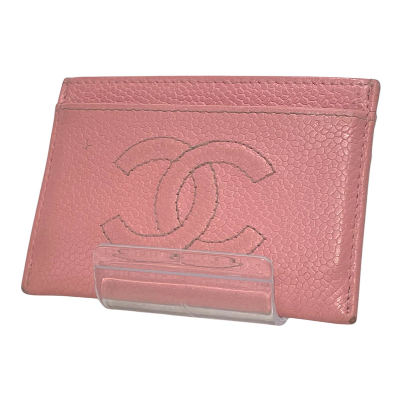 CHANEL/Wallet/S/Leather/PNK/VINTAGE CAVIAR LEATHER