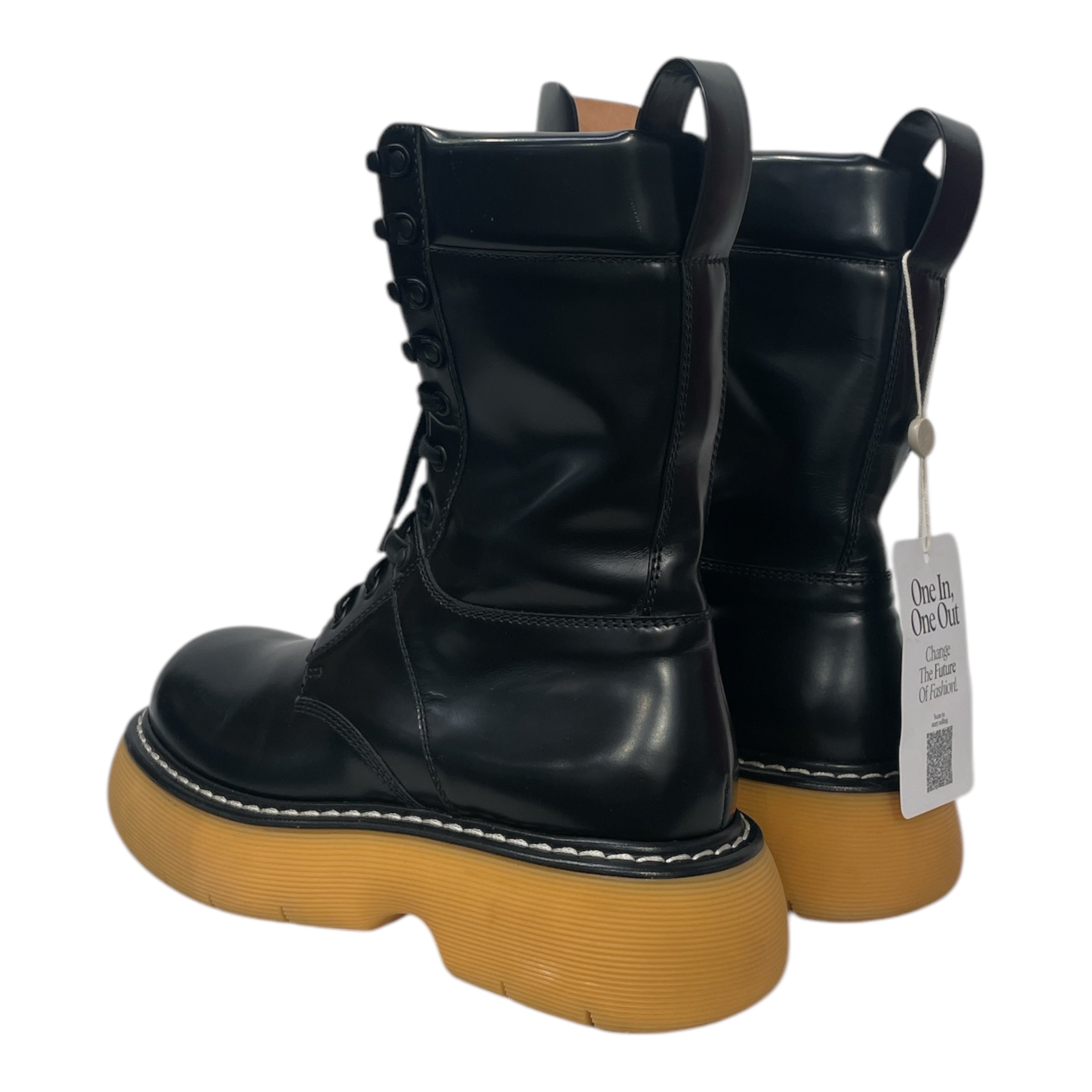 BOTTEGA VENETA/Shoes/EU 41/Leather/BLK/BOUNCE ANKLE BOOT view 2