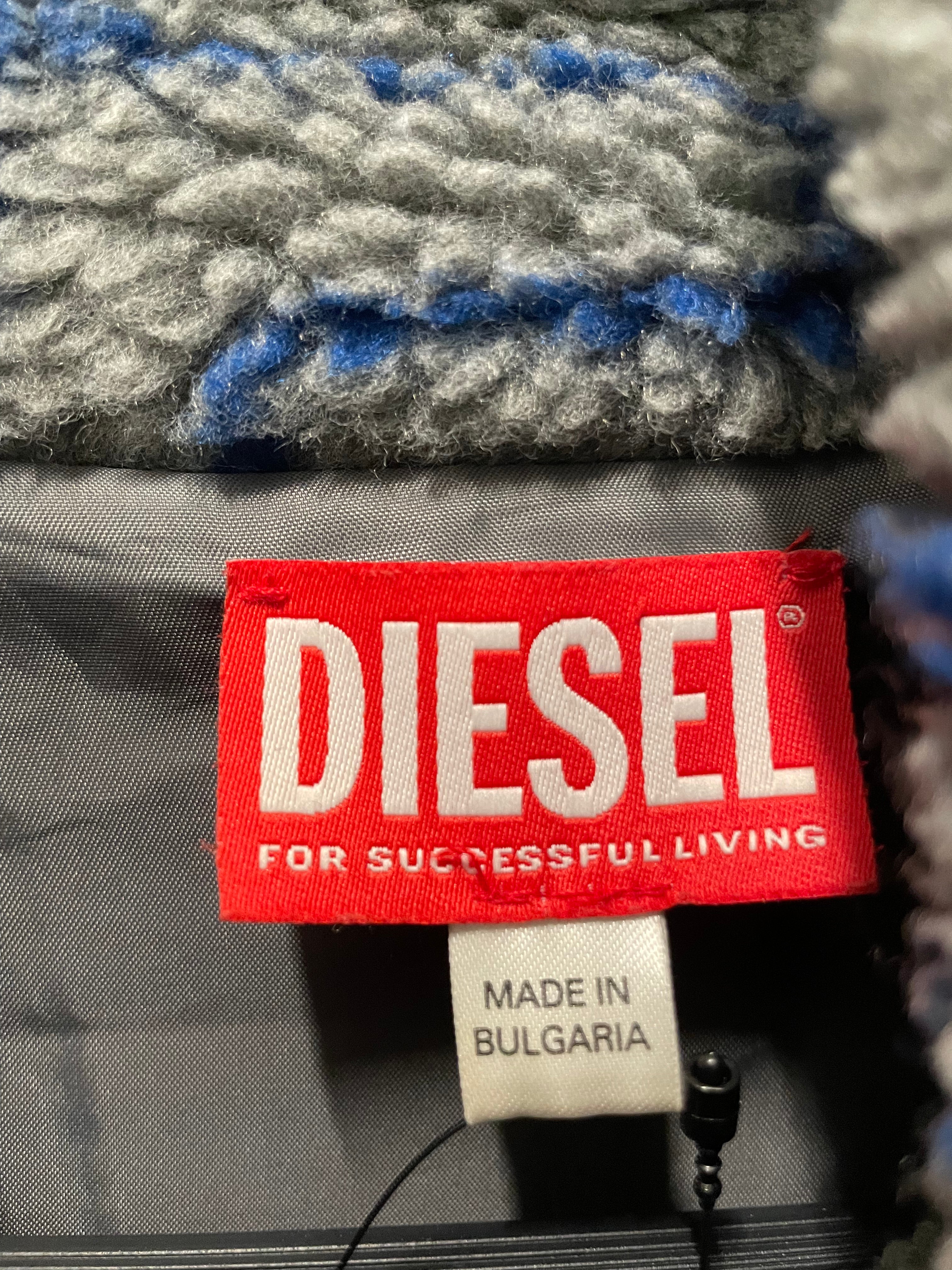 DIESEL/Fleece Jkt/S/Polyester/SLV/All Over Print/S-LUCK JACKET view 3