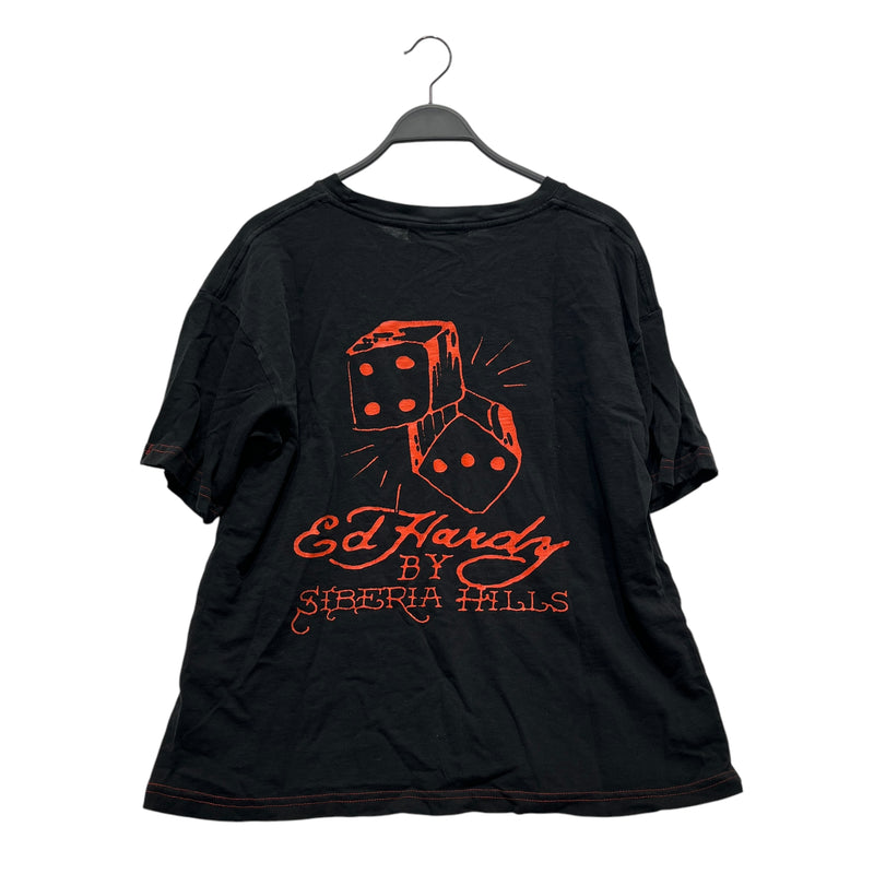 SIBERIA HILLS/Ed Hardy/T-Shirt/L/Cotton/BLK/SIN CITY
