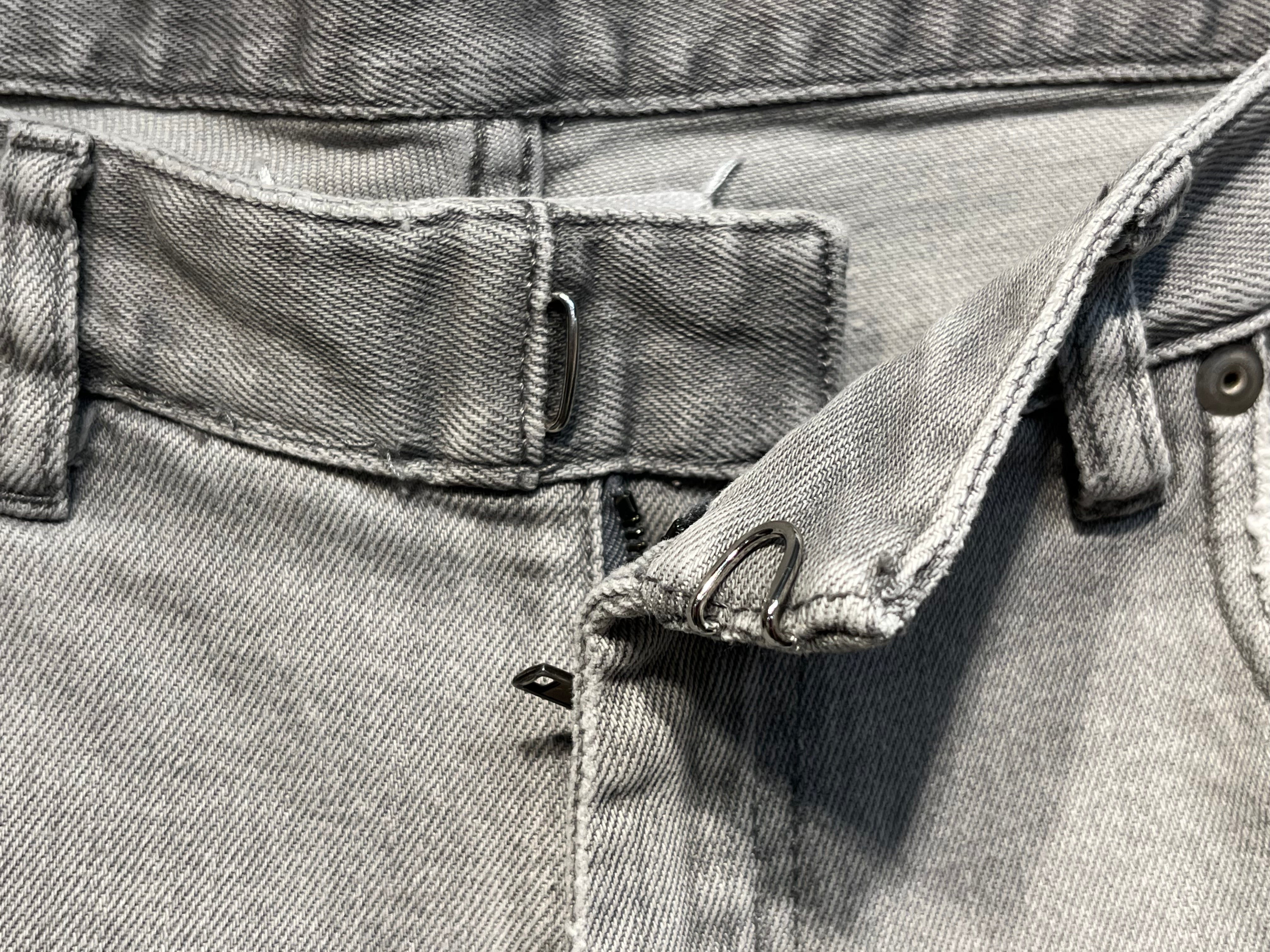 Maison Margiela/Straight Pants/28/Cotton/GRY/ view 3
