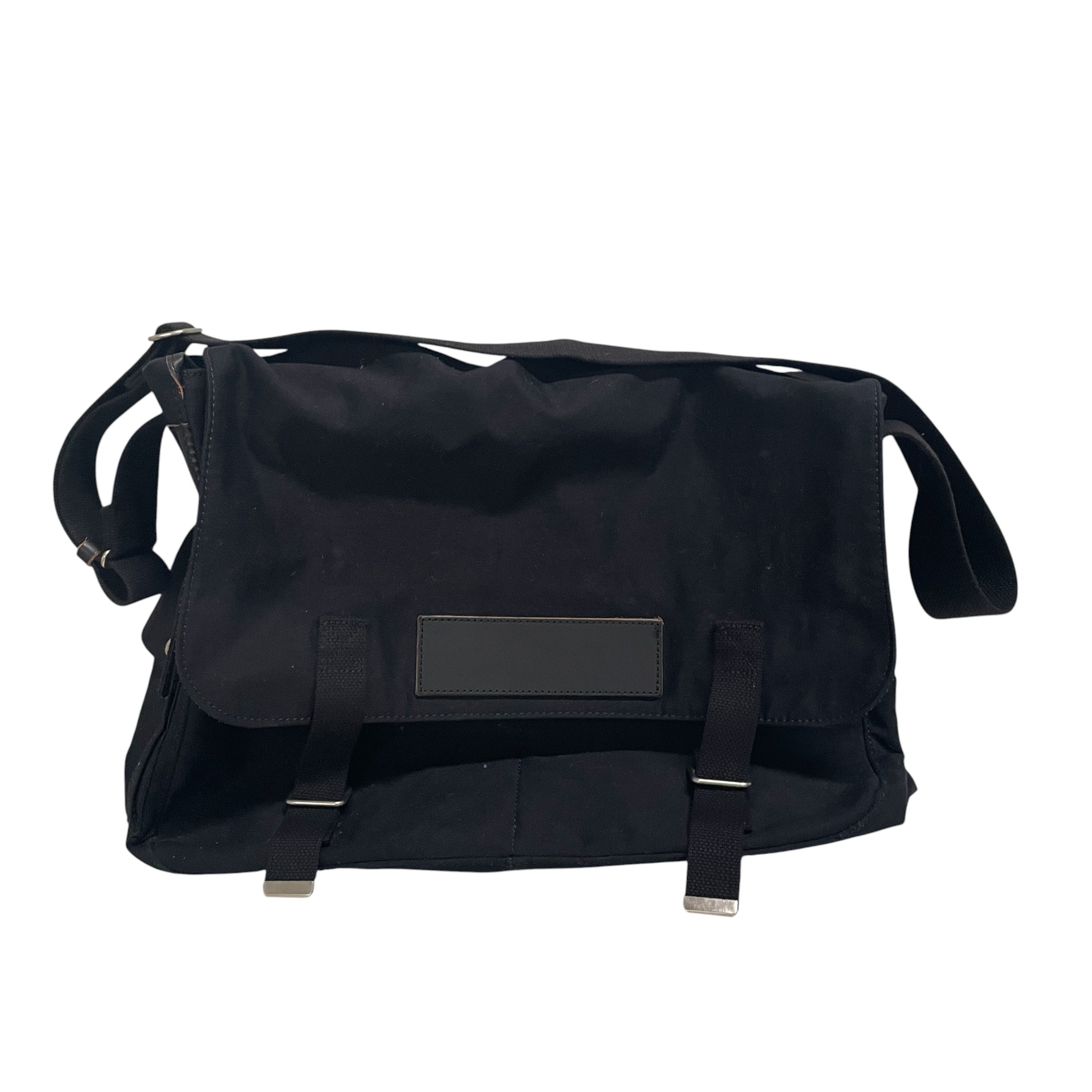 COMME des GARCONS HOMME/Cross Body Bag/Cotton/BLK/MESSANGER view 1