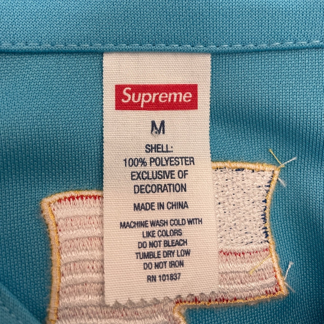 Supreme/SS Shirt/M/Polyester/BLU/SWORDS 32 view 4